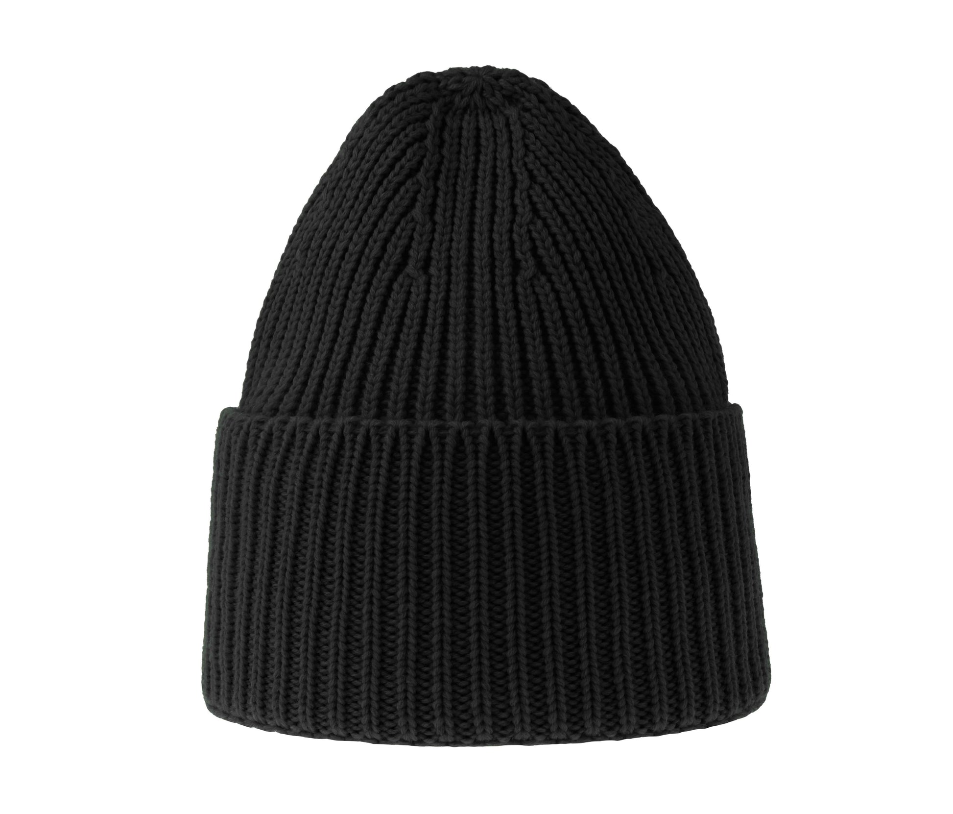 Bonnet en Tricot Épais - Black