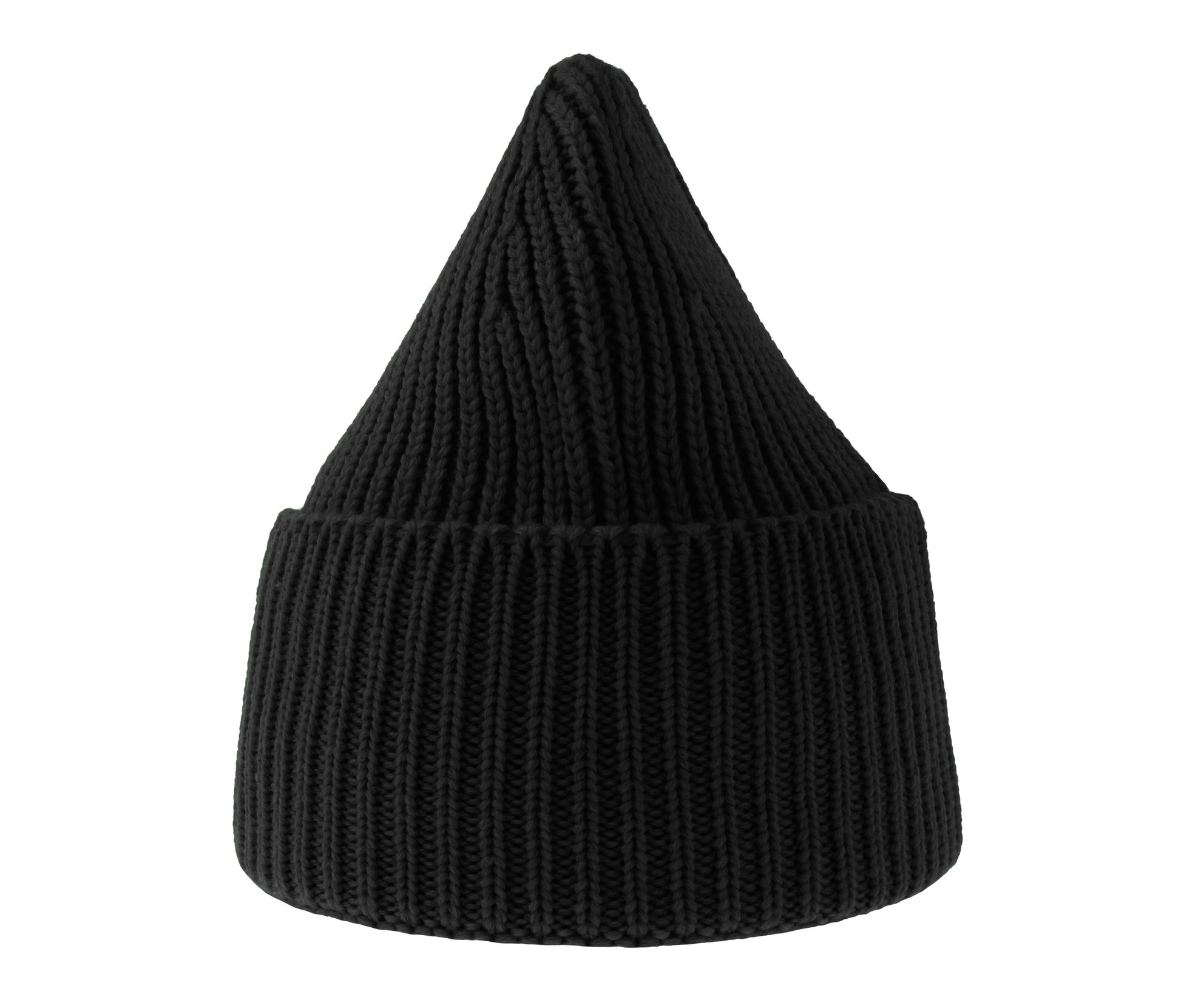 Bonnet en Tricot Épais - Black