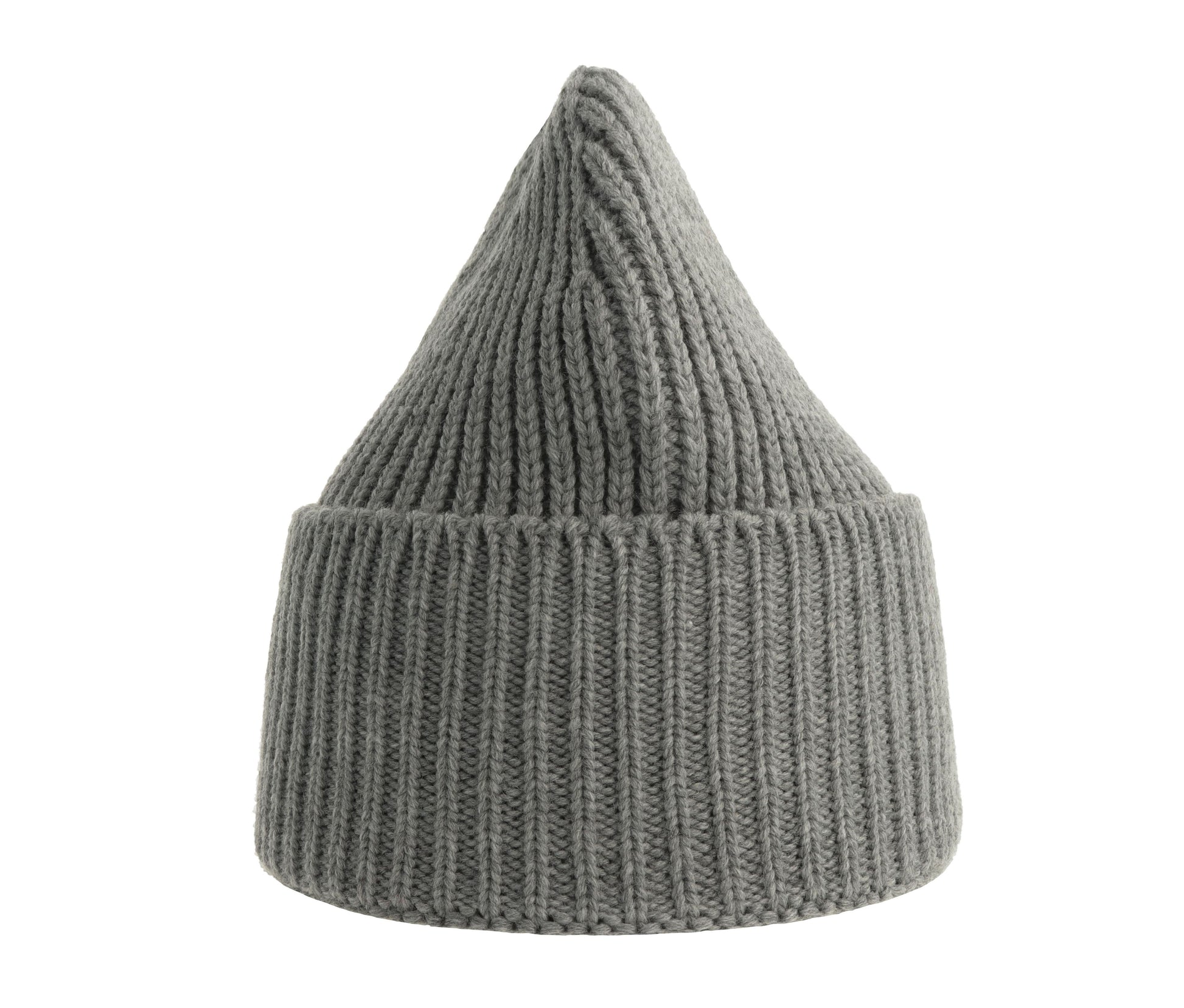 Bonnet en Tricot Épais - Light Grey Melange
