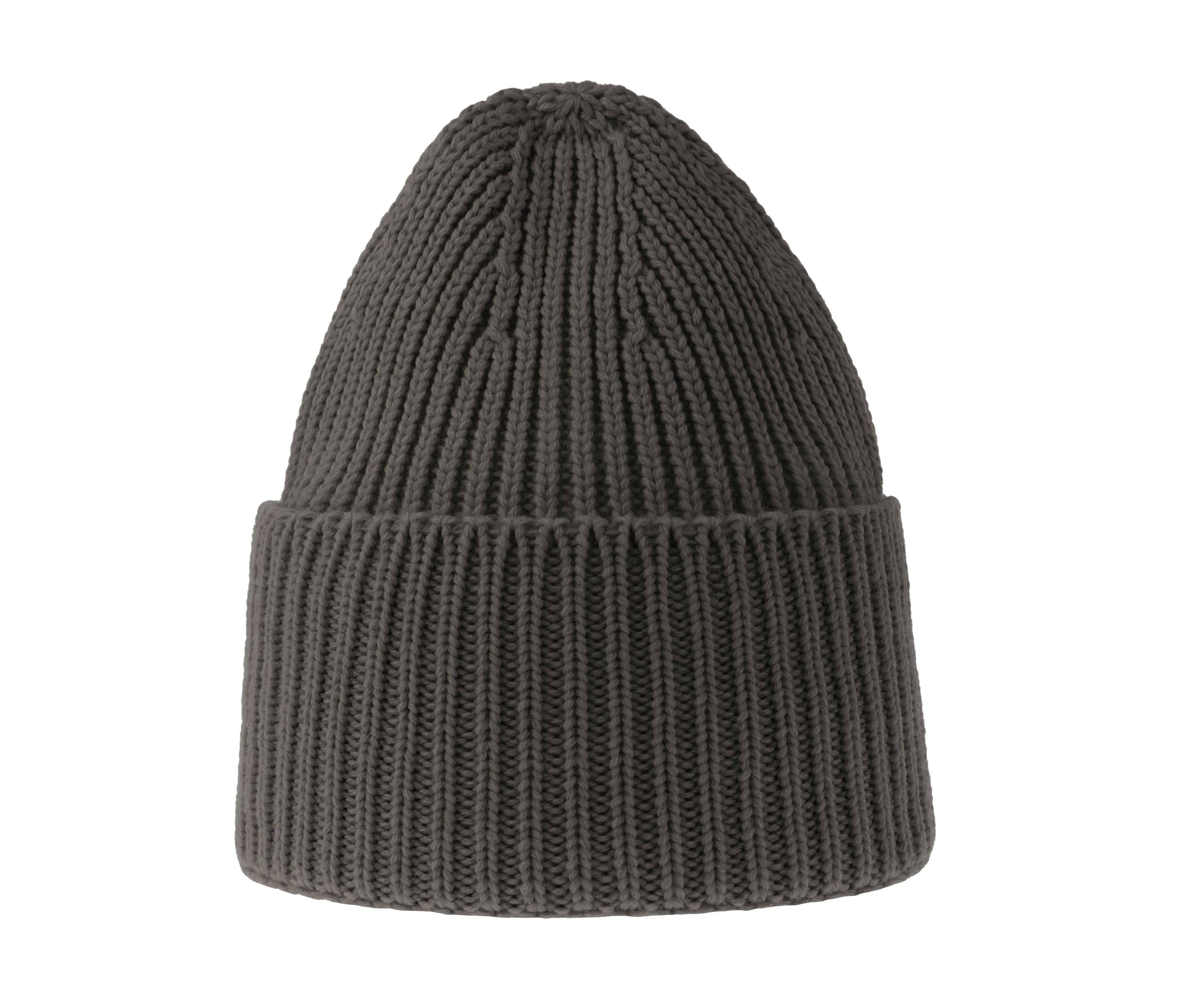Bonnet en Tricot Épais - Dark Grey Melange