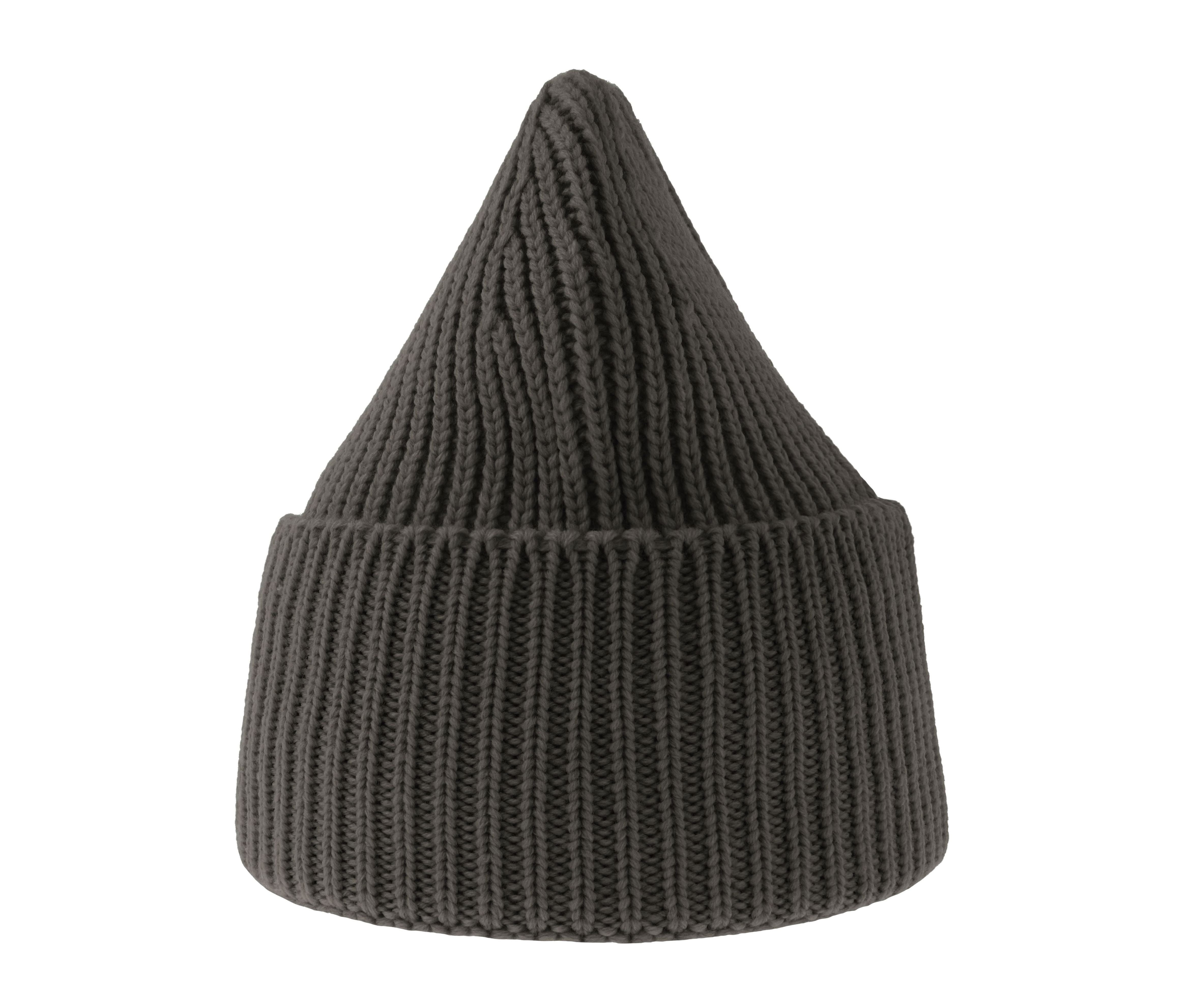 Bonnet en Tricot Épais - Dark Grey Melange