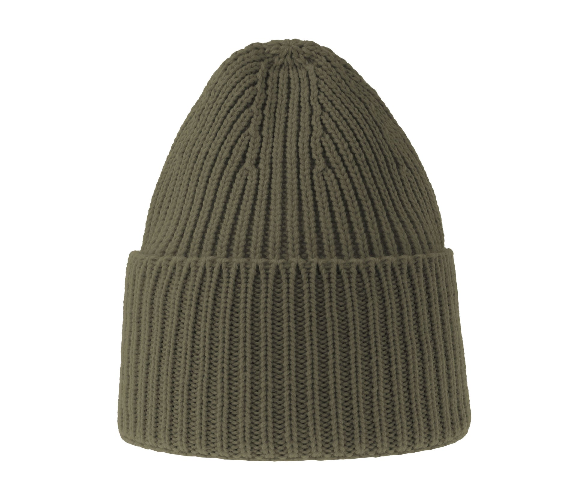 Bonnet en Tricot Épais - Olive