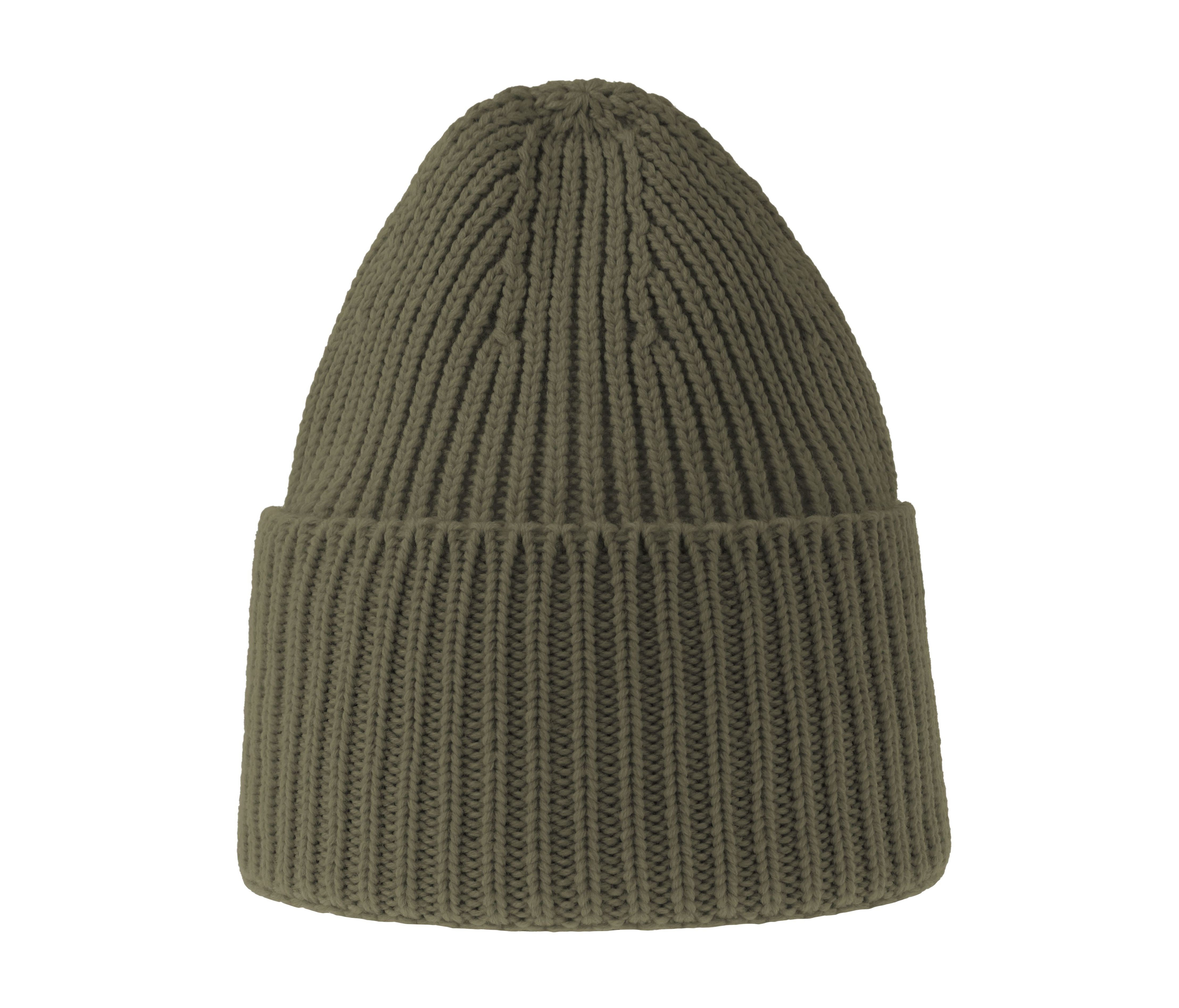 Bonnet en Tricot Épais - Olive
