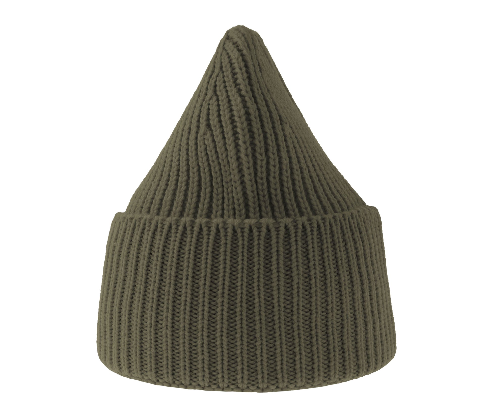 Bonnet en Tricot Épais - Olive