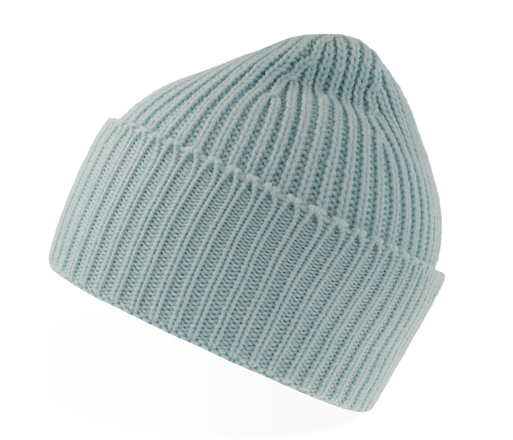 Bonnet en Tricot Épais - Light Blue