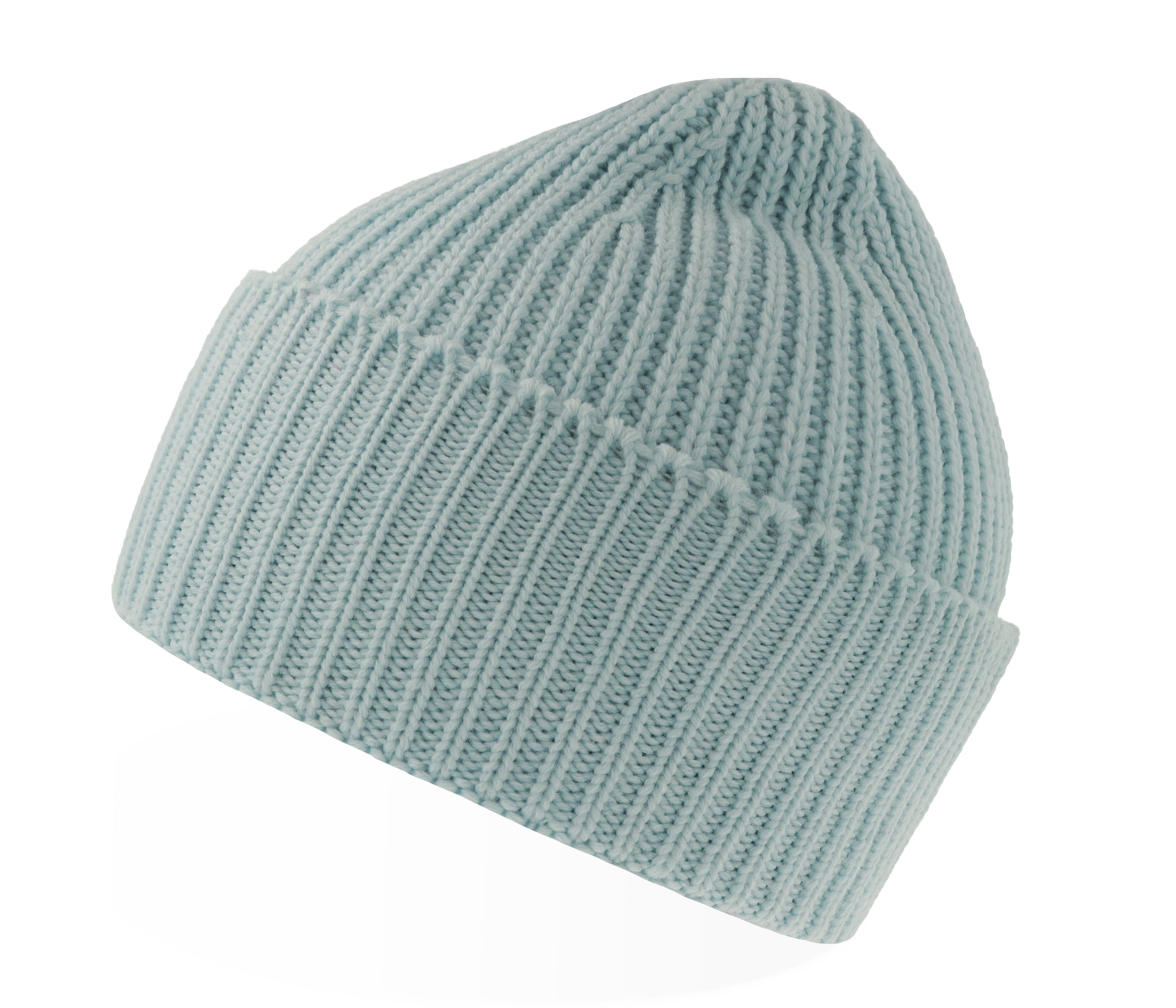 Bonnet en Tricot Épais - Light Blue