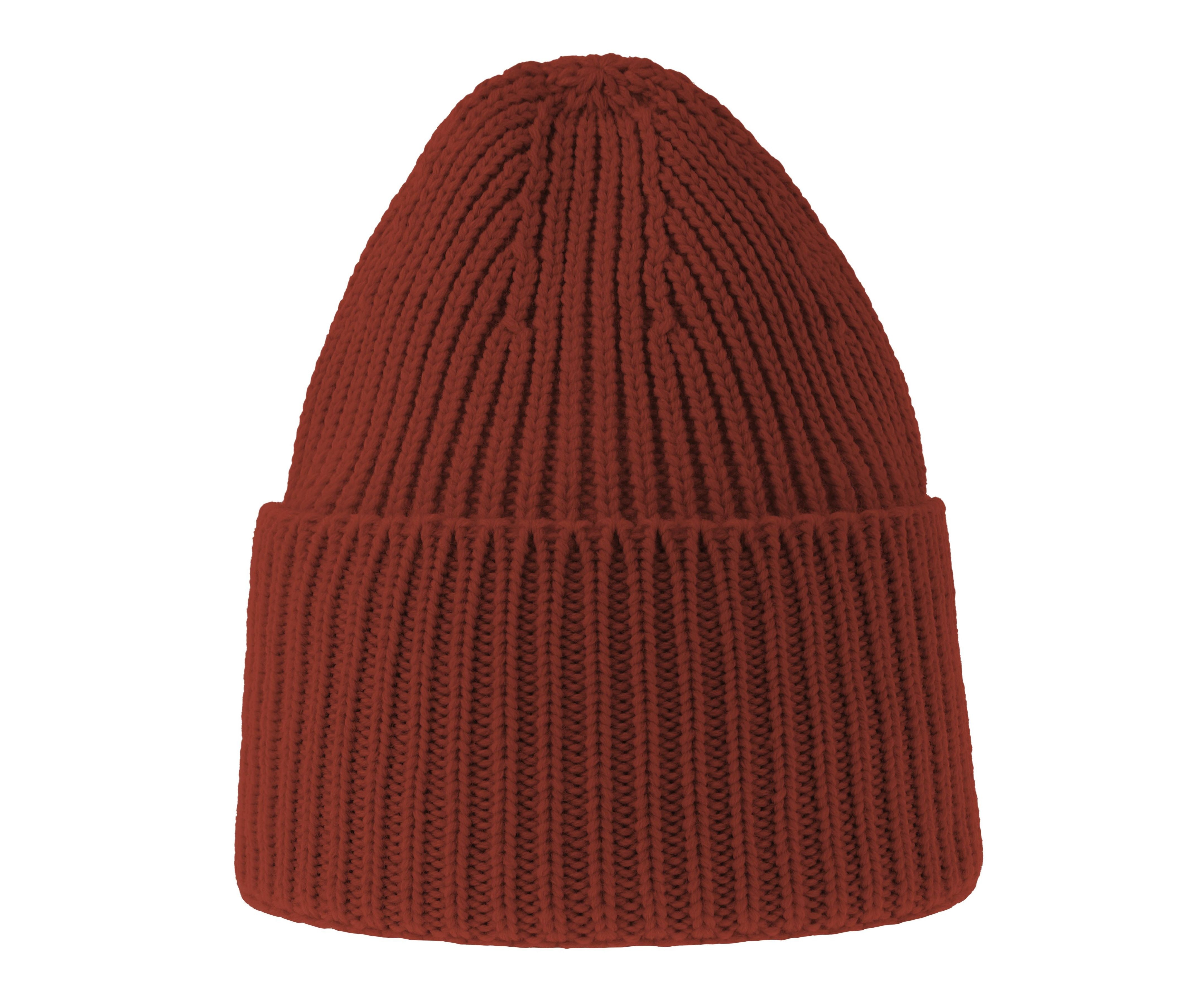 Bonnet en Tricot Épais - Rusty