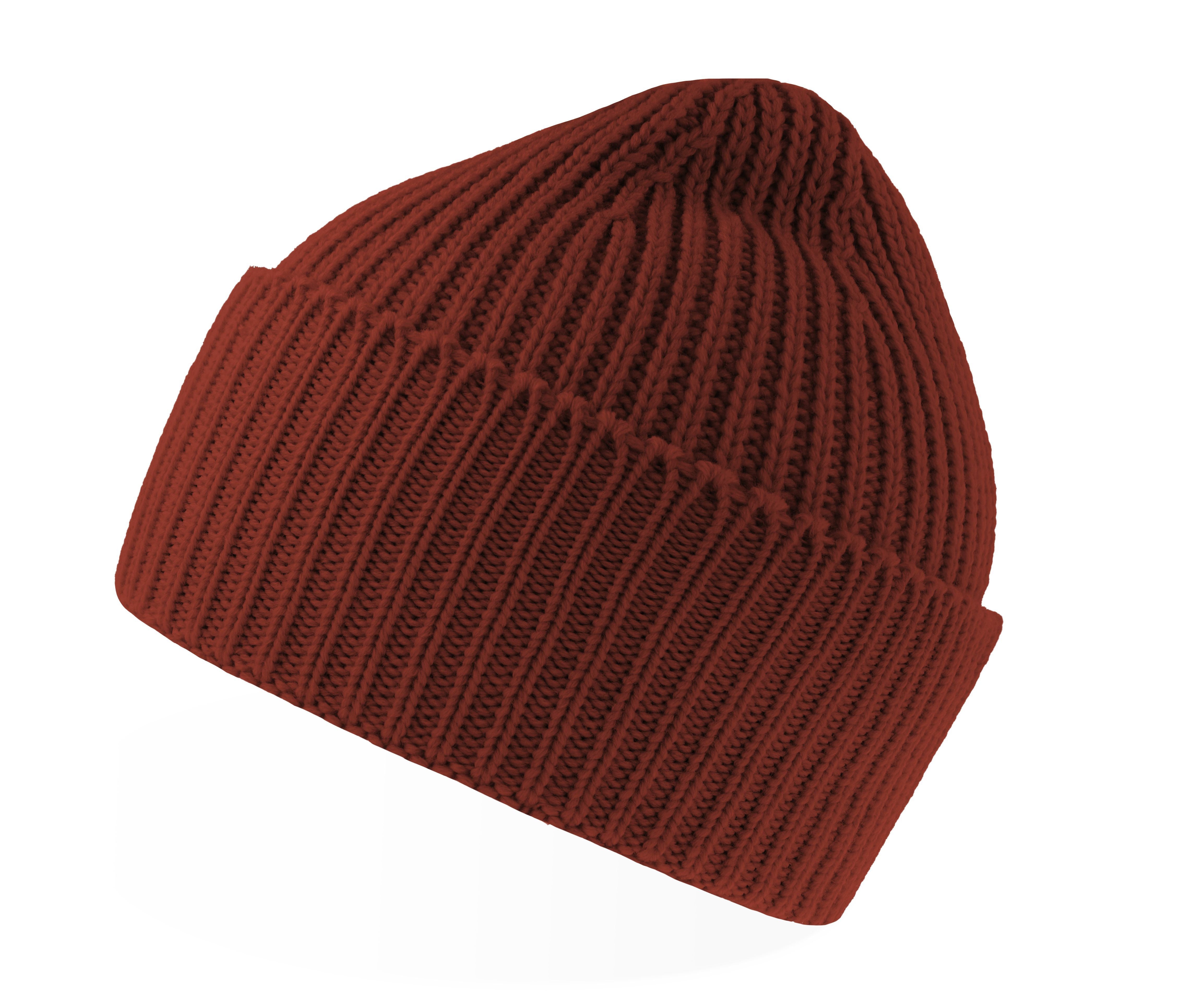 Bonnet en Tricot Épais - Rusty