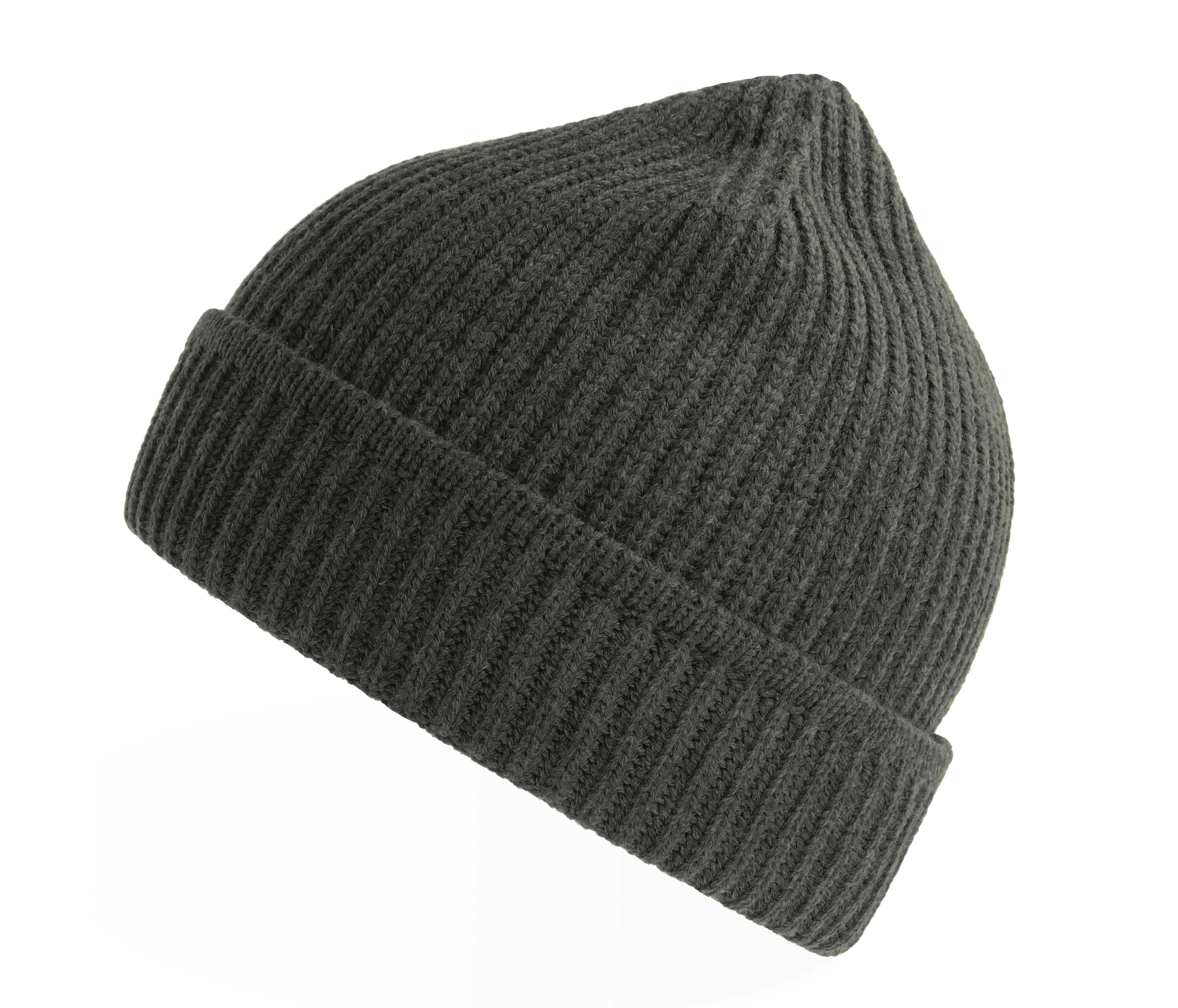 Bonnet en Tricot - Dark Grey Melange