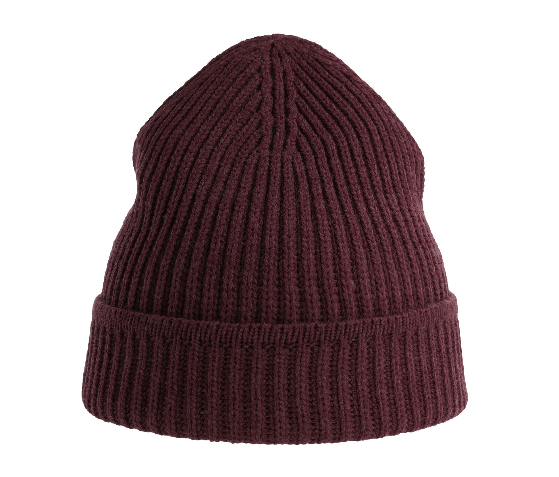 Bonnet en Tricot - Burgundy Melange