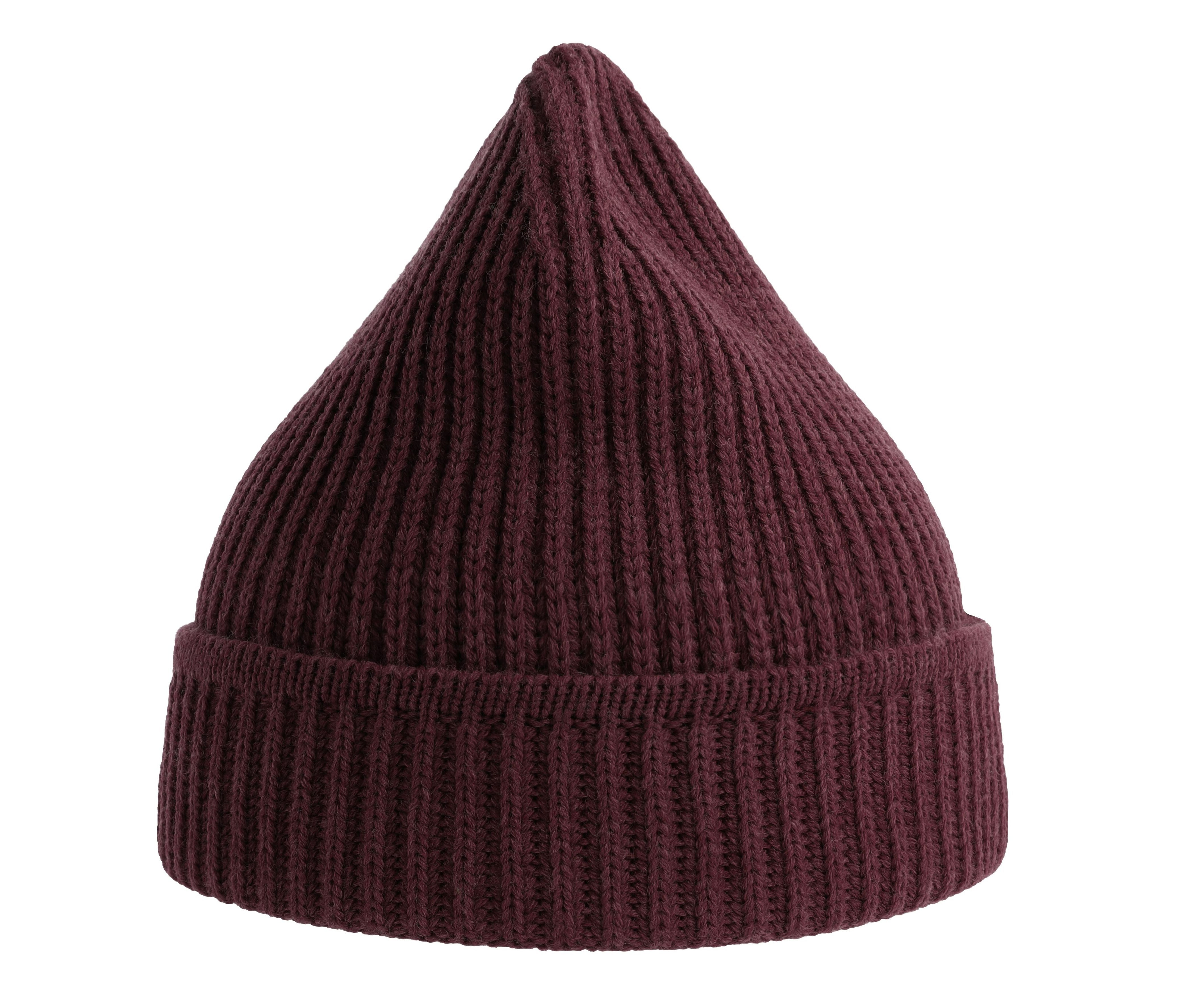 Bonnet en Tricot - Burgundy Melange