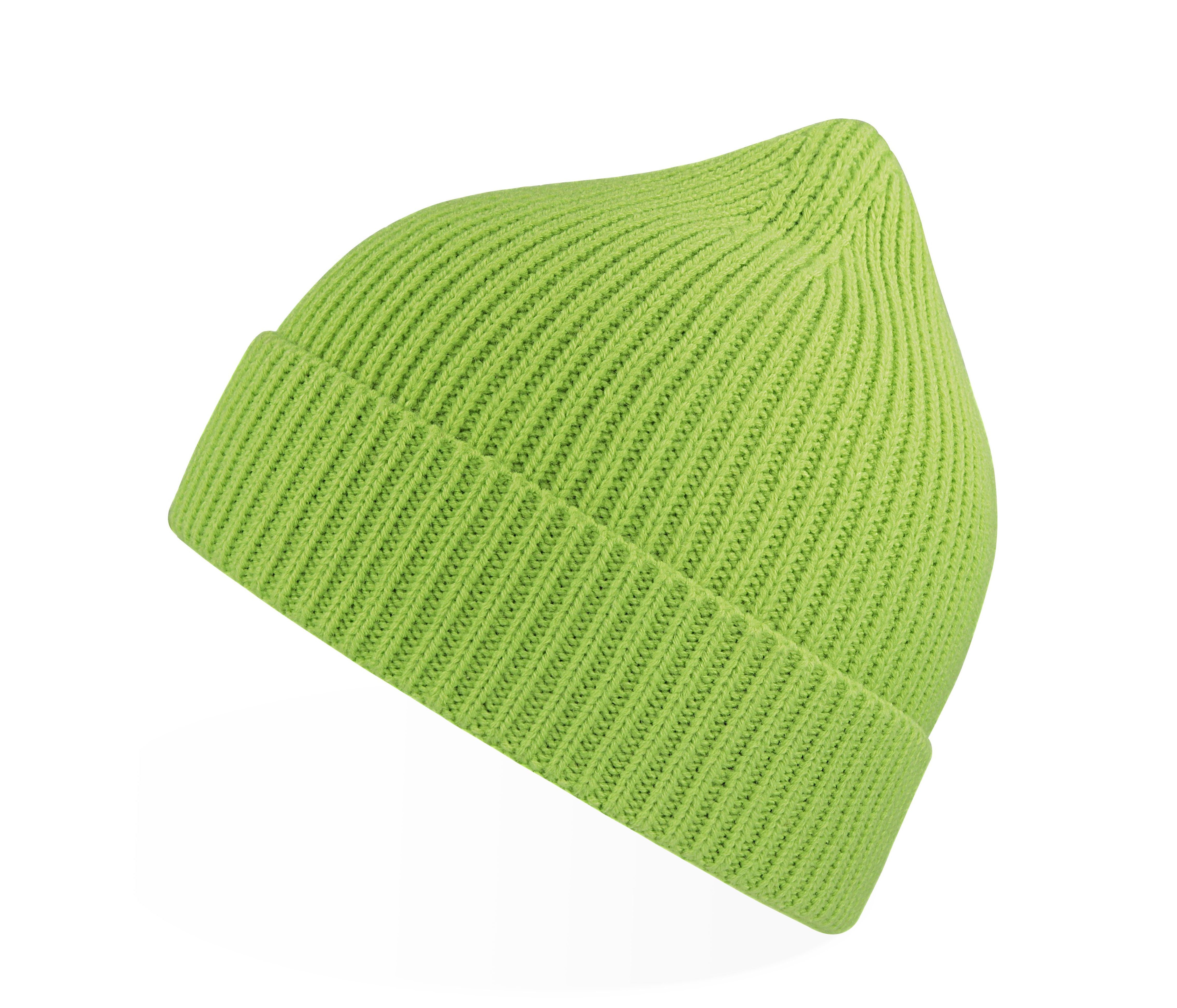 Bonnet en Polyester Recyclé - Acid Green