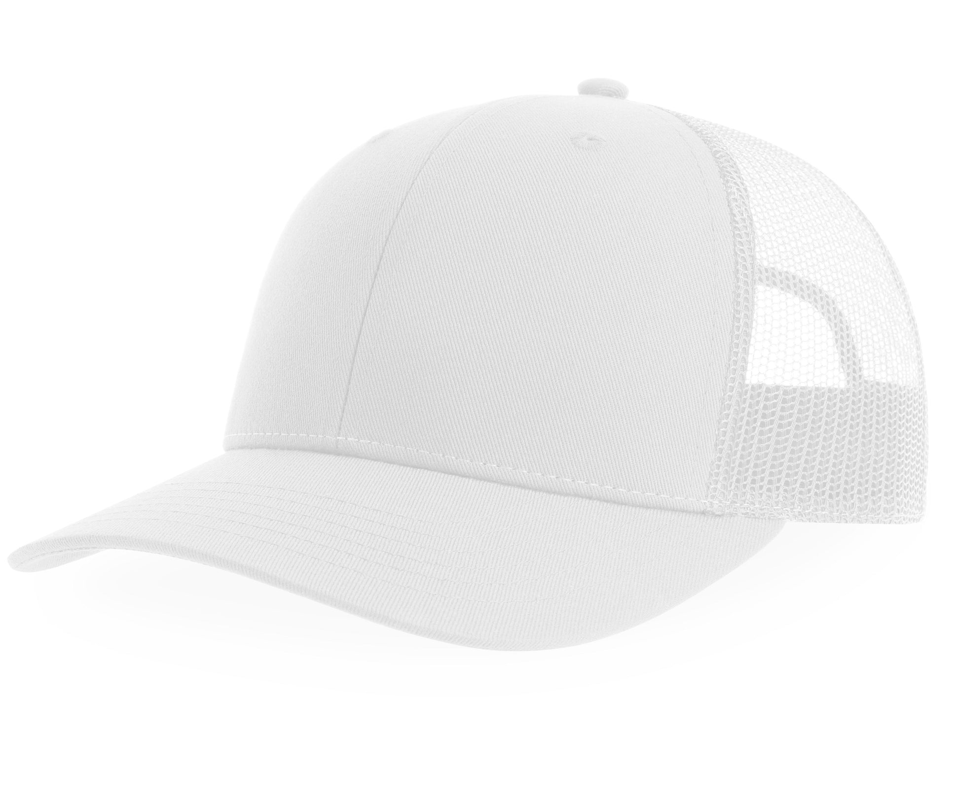 Casquette Trucker 6 Pans - White / White
