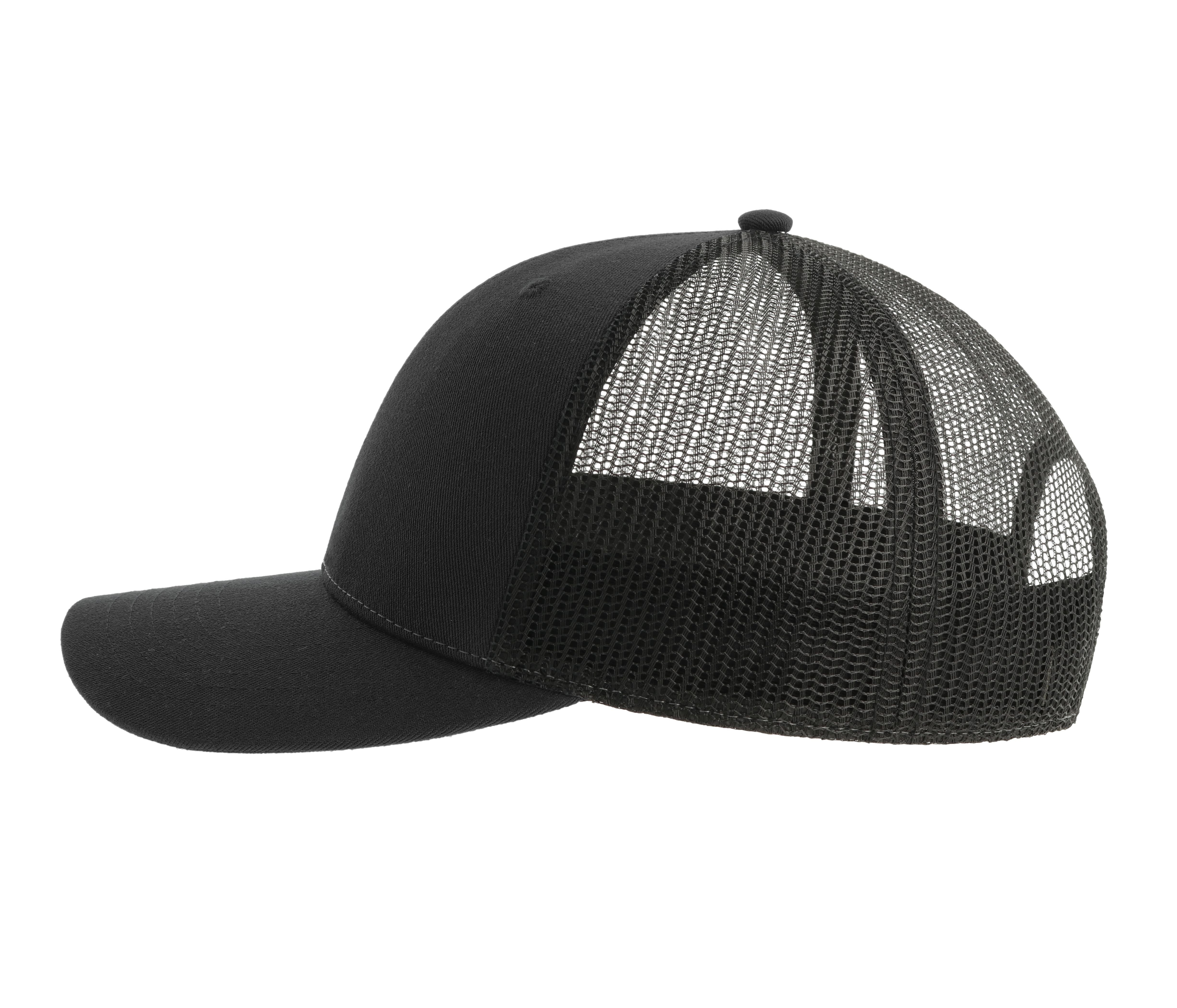 Casquette Trucker 6 Pans - Black / Black