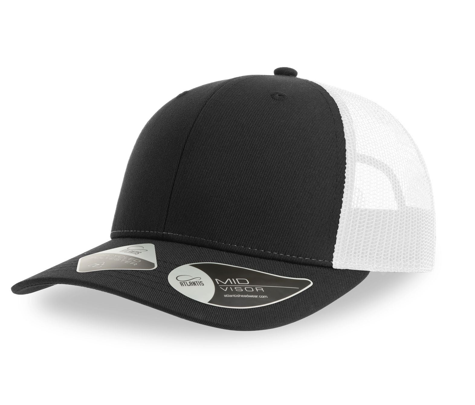 Casquette Trucker 6 Pans - Black / White