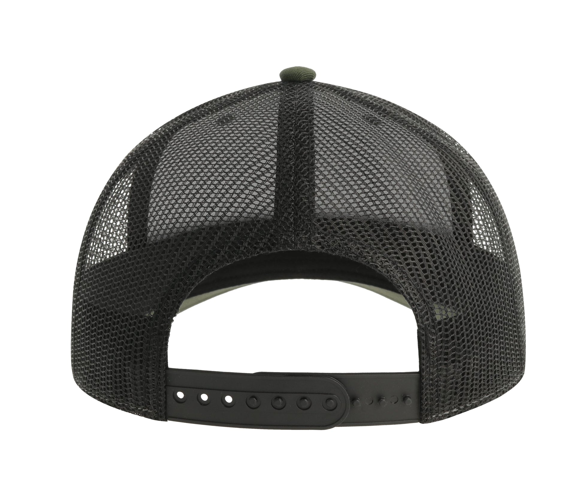 Casquette Trucker 6 Pans - Olive / Black