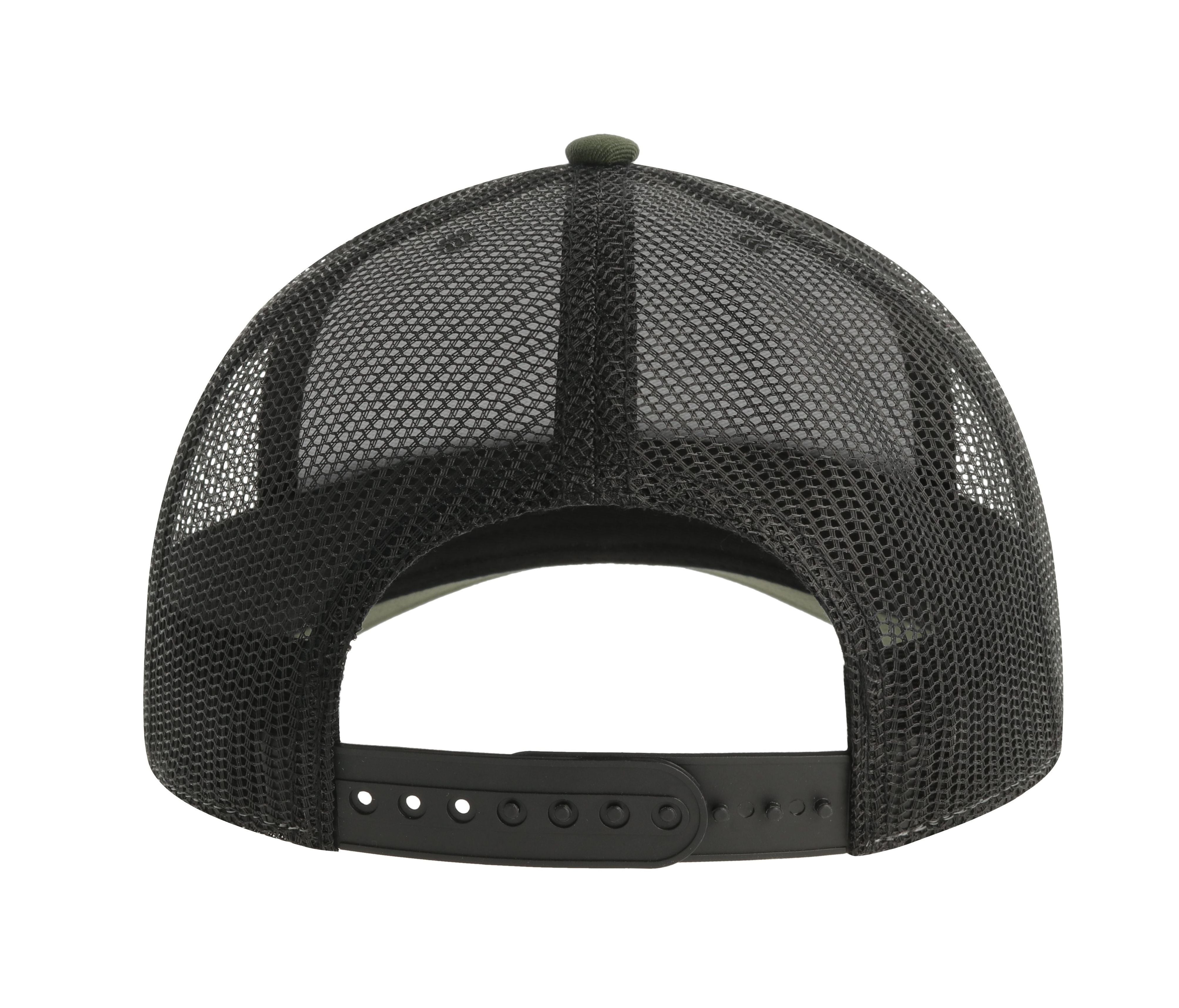 Casquette Trucker 6 Pans - Olive / Black
