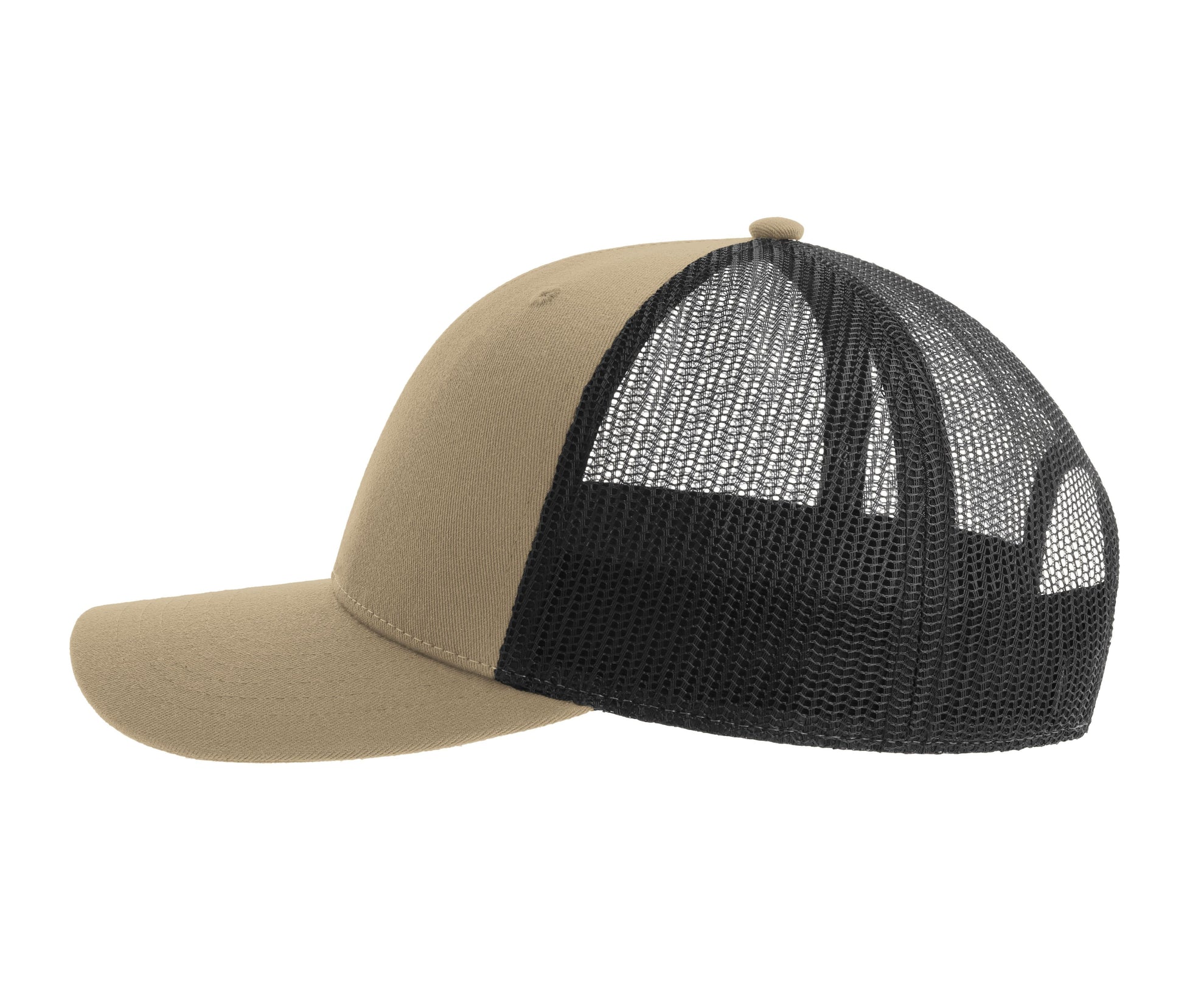 Casquette Trucker 6 Pans - Khaki / Black