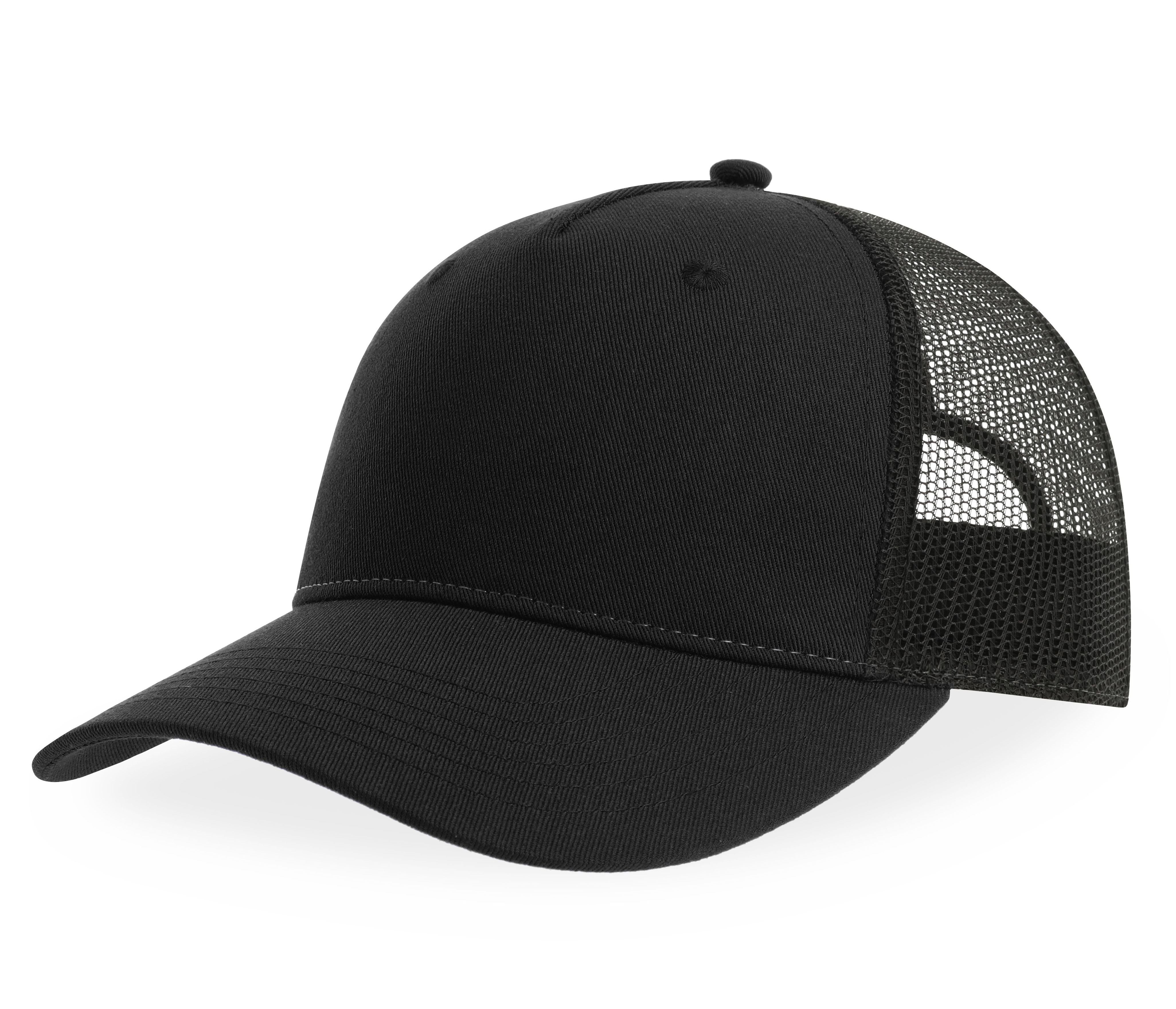 Casquette Trucker 5 Pans - Black / Black