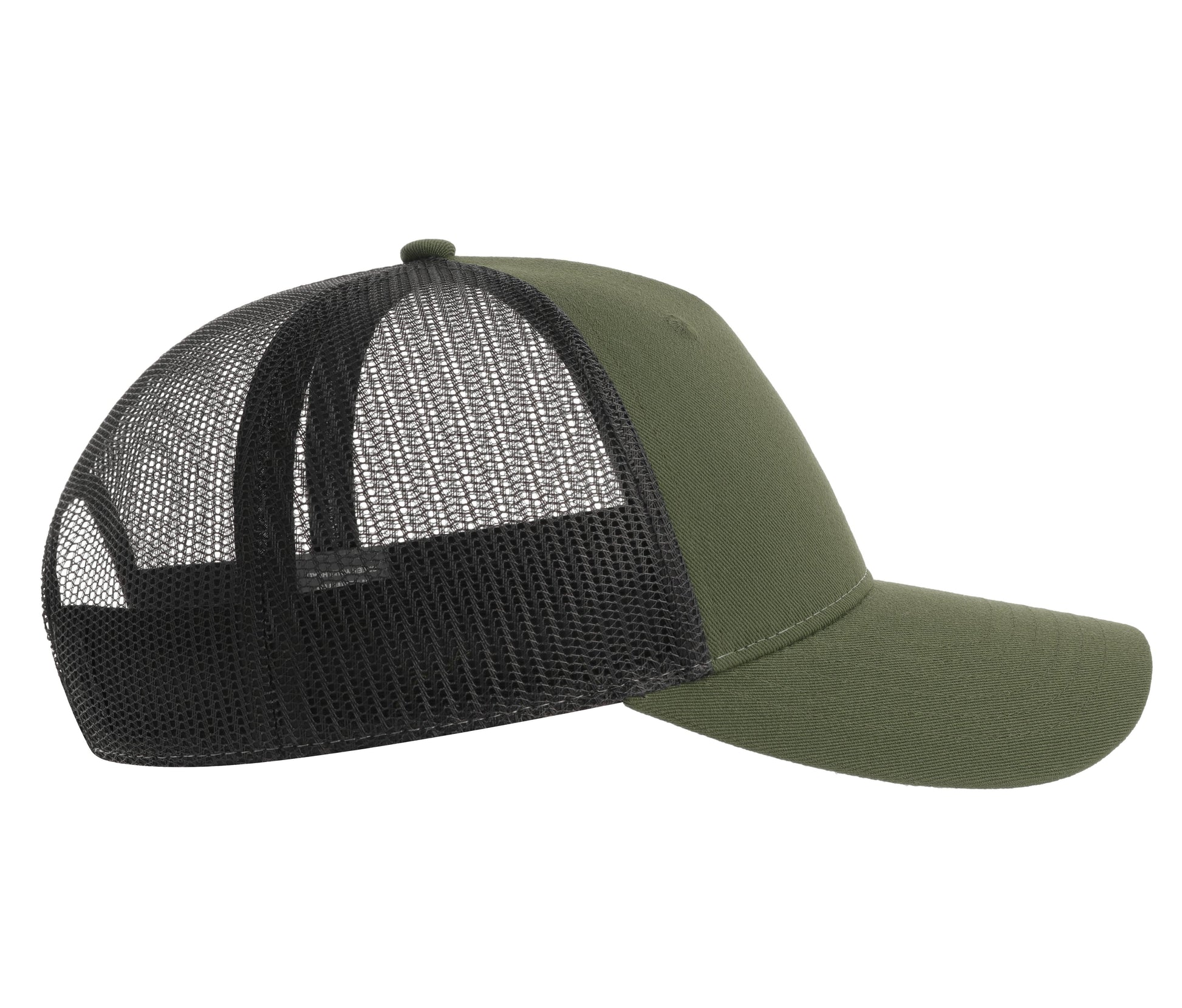Casquette Trucker 5 Pans - Olive / Black