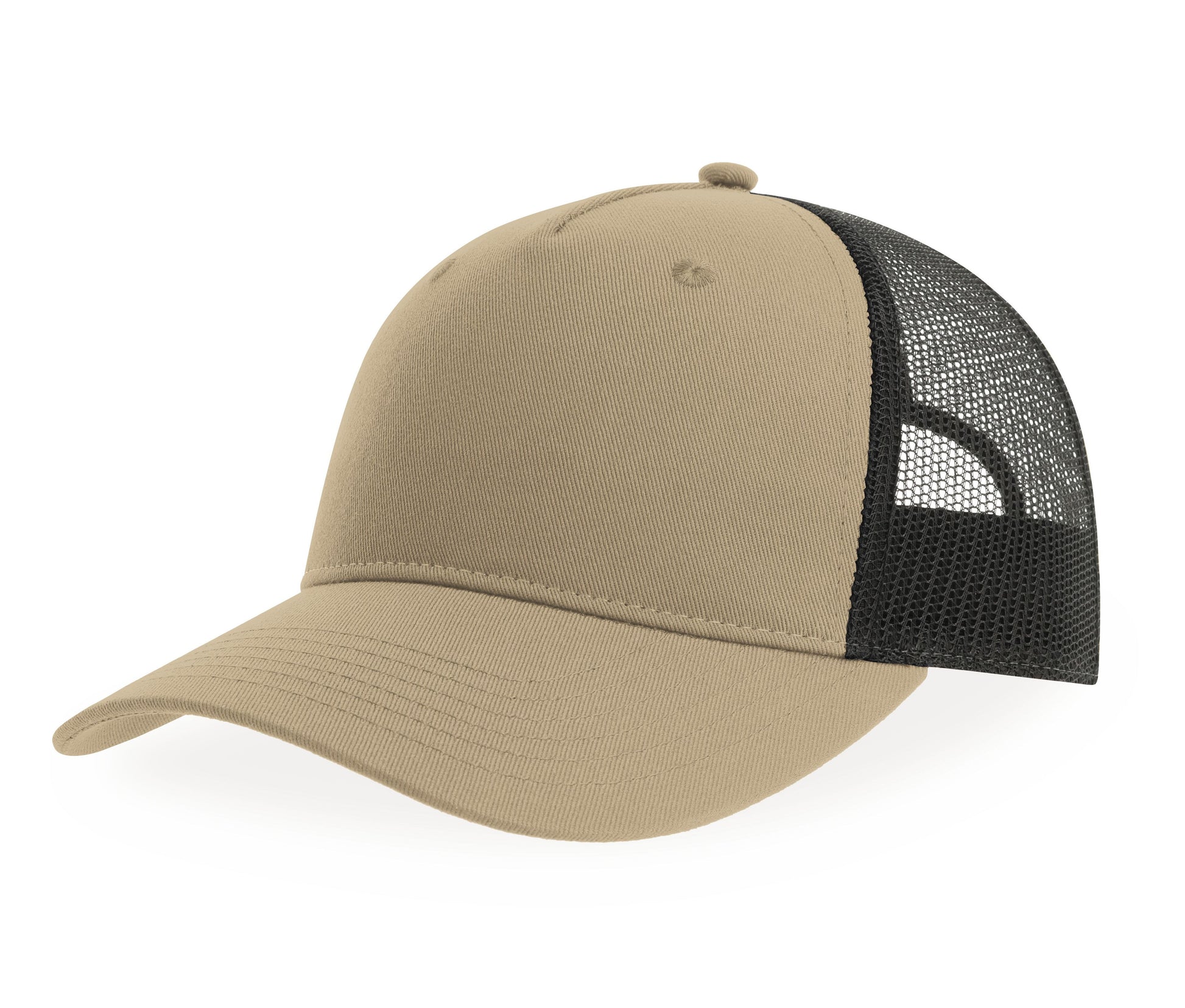 Casquette Trucker 5 Pans - Khaki / Black