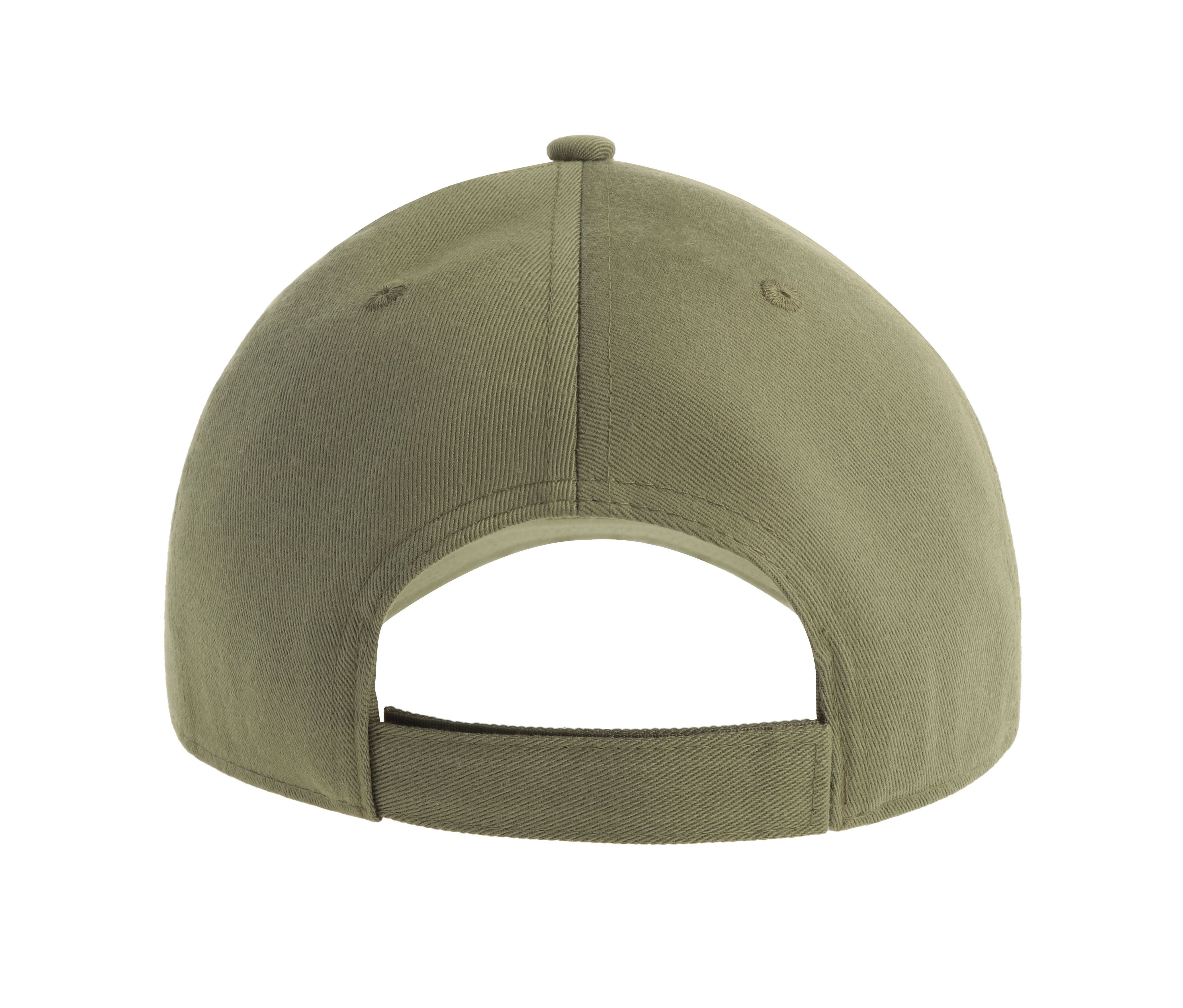 Casquette Baseball 6 Pans - Olive