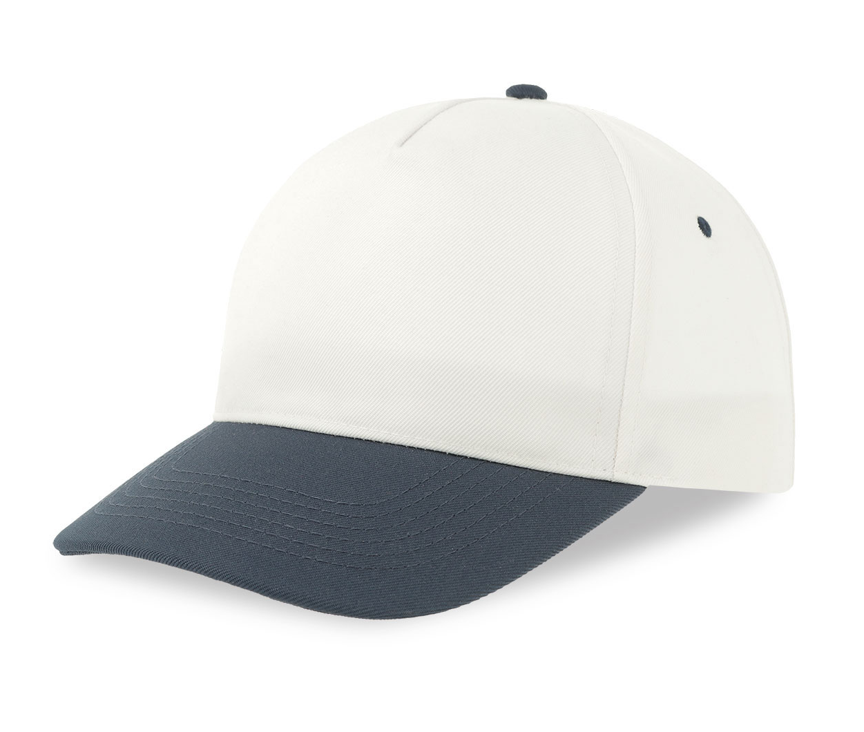 Casquette Baseball 5 Pans - White/navy