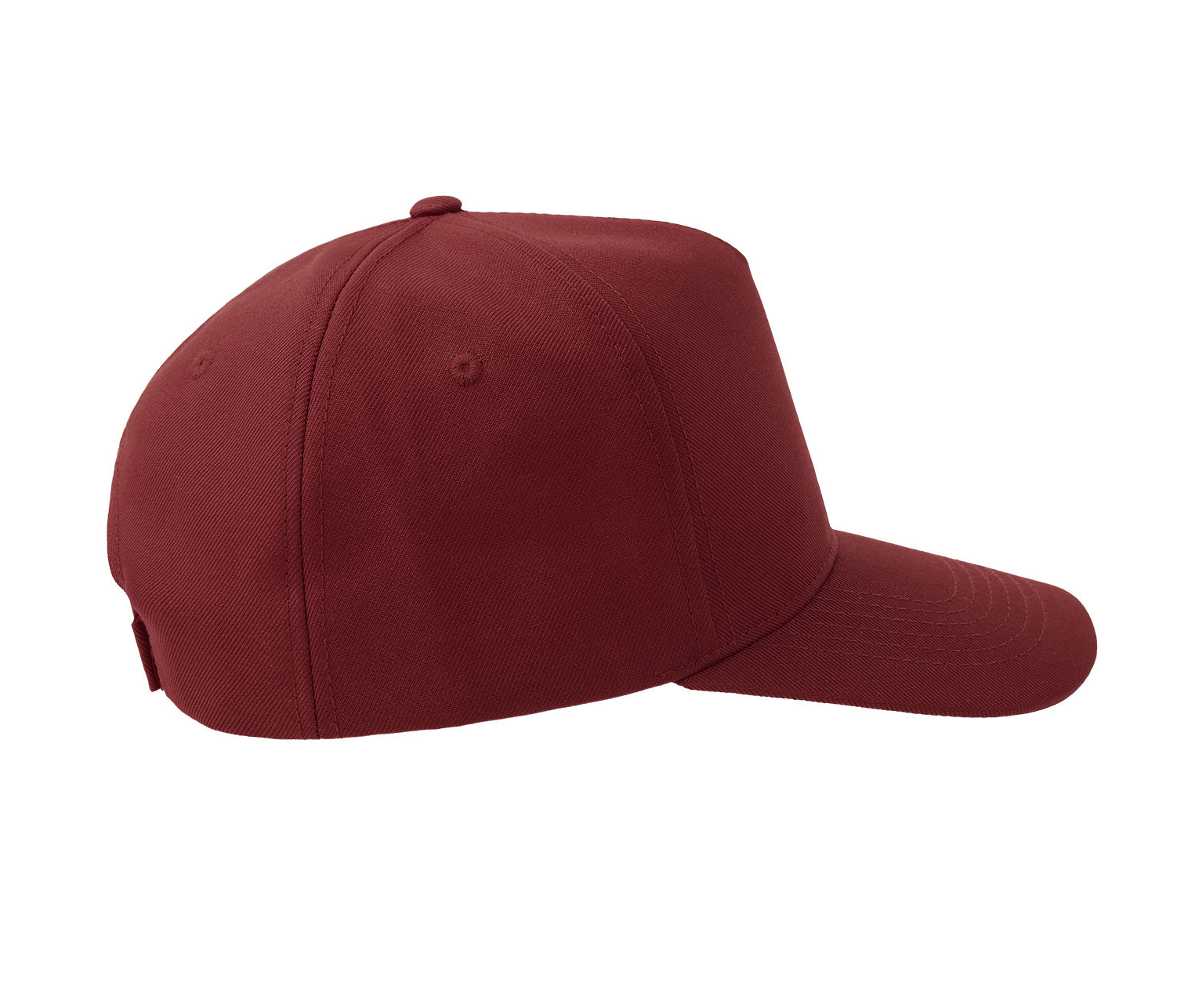Casquette Baseball 5 Pans - Burgundy