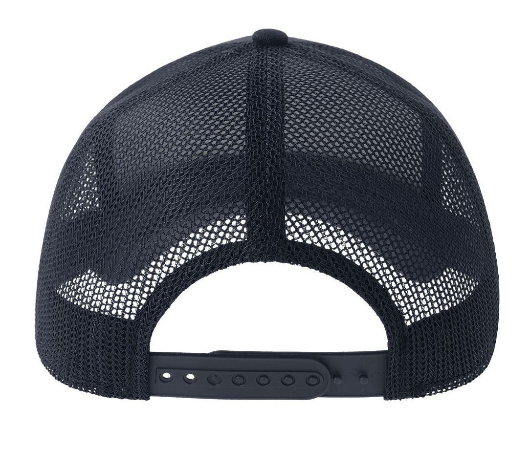 Casquette 5 Pans Style Trucker en Coton - Navy/navy