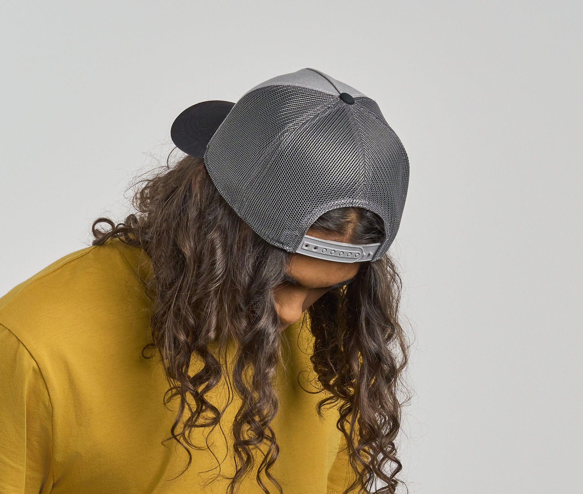 Casquette 5 pans style trucker en coton