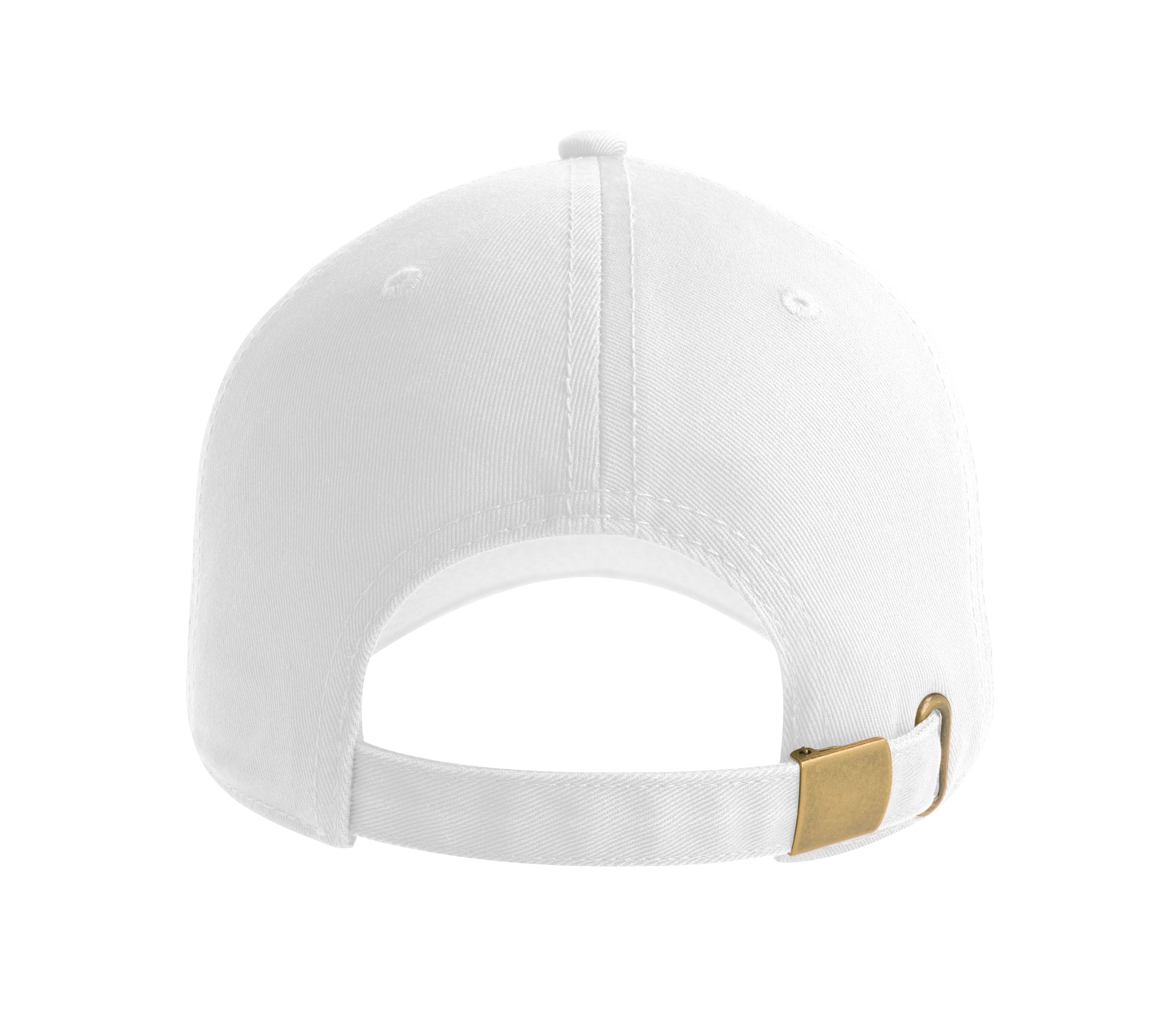 Casquette 6 Pans en Coton Bio - White