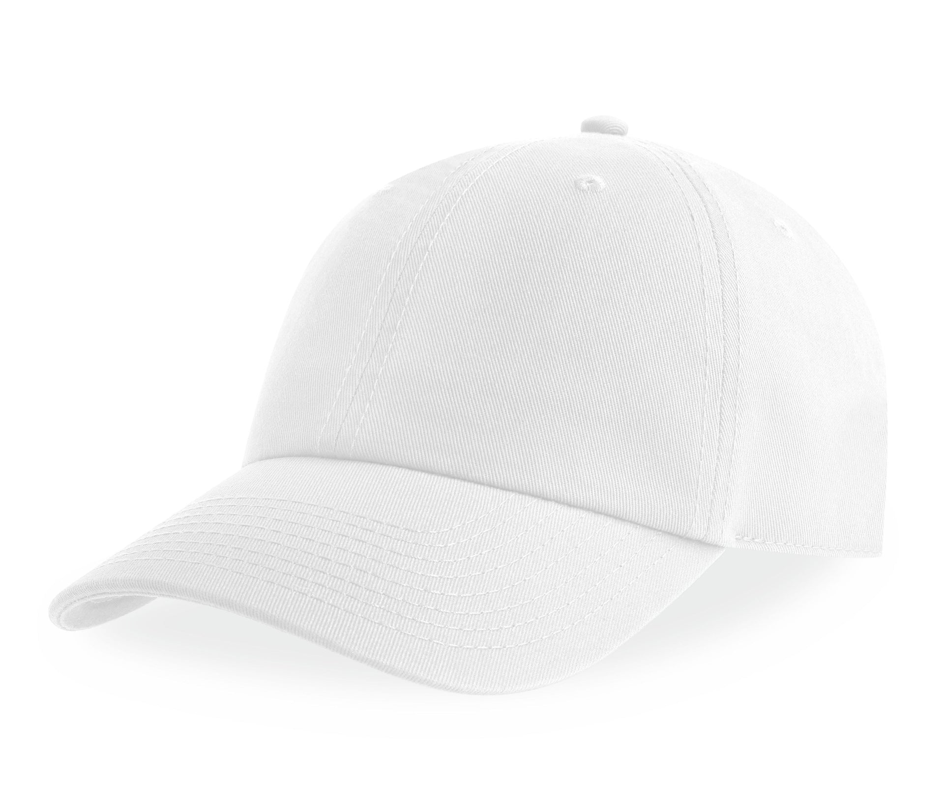 Casquette 6 Pans en Coton Bio - White