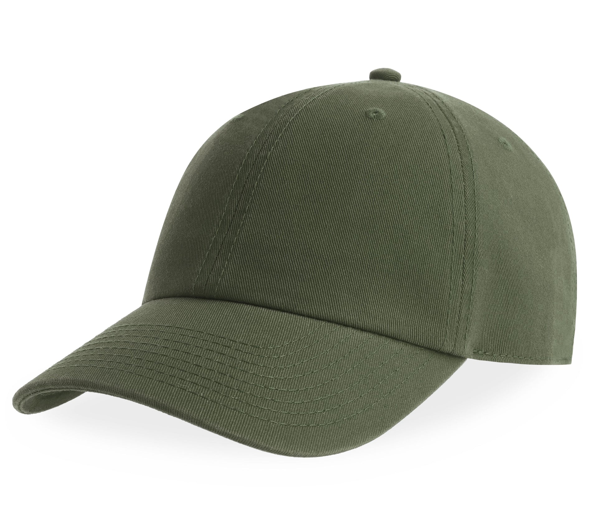 Casquette 6 Pans en Coton Bio - Olive