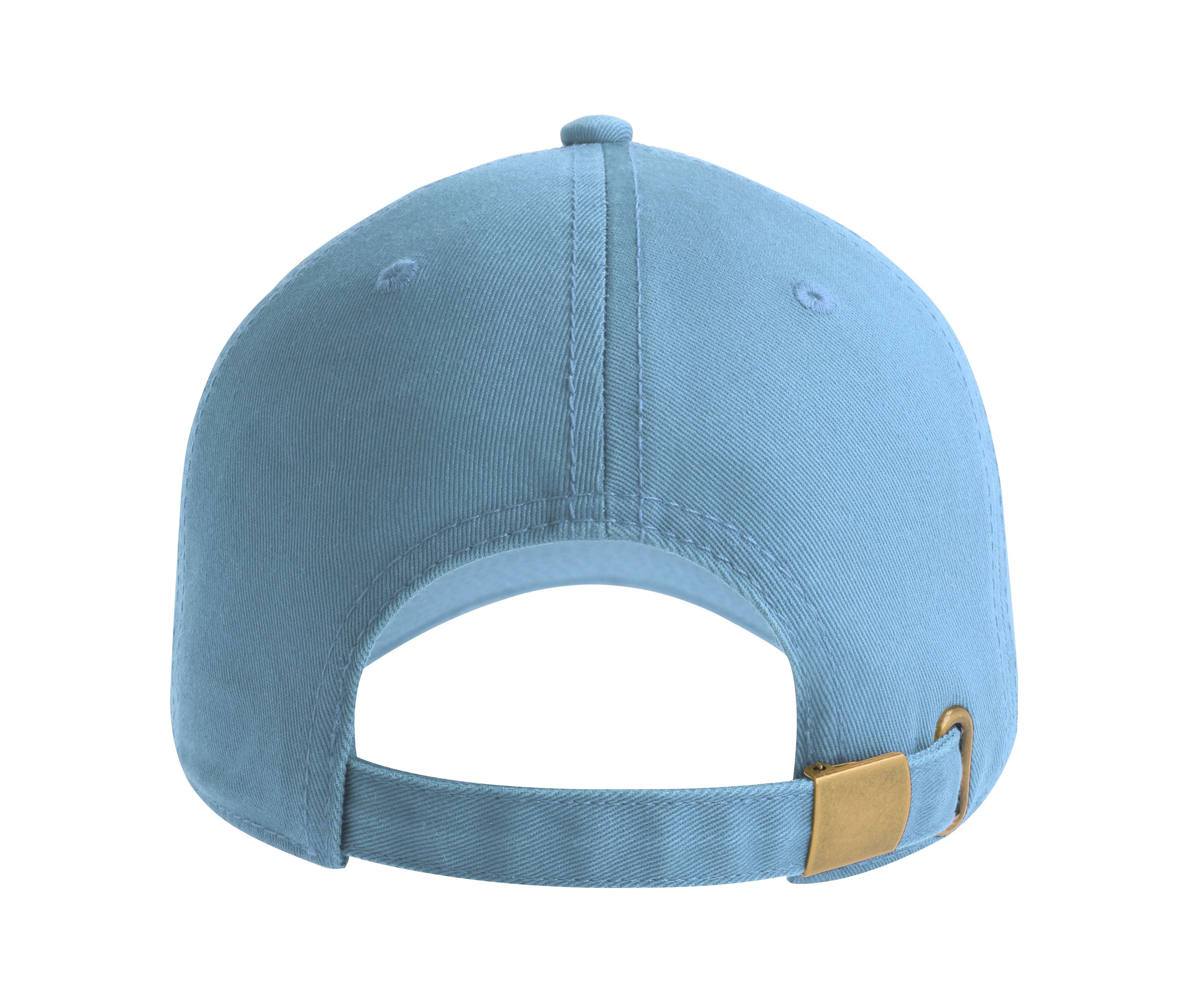 Casquette 6 Pans en Coton Bio - Columbia Blue