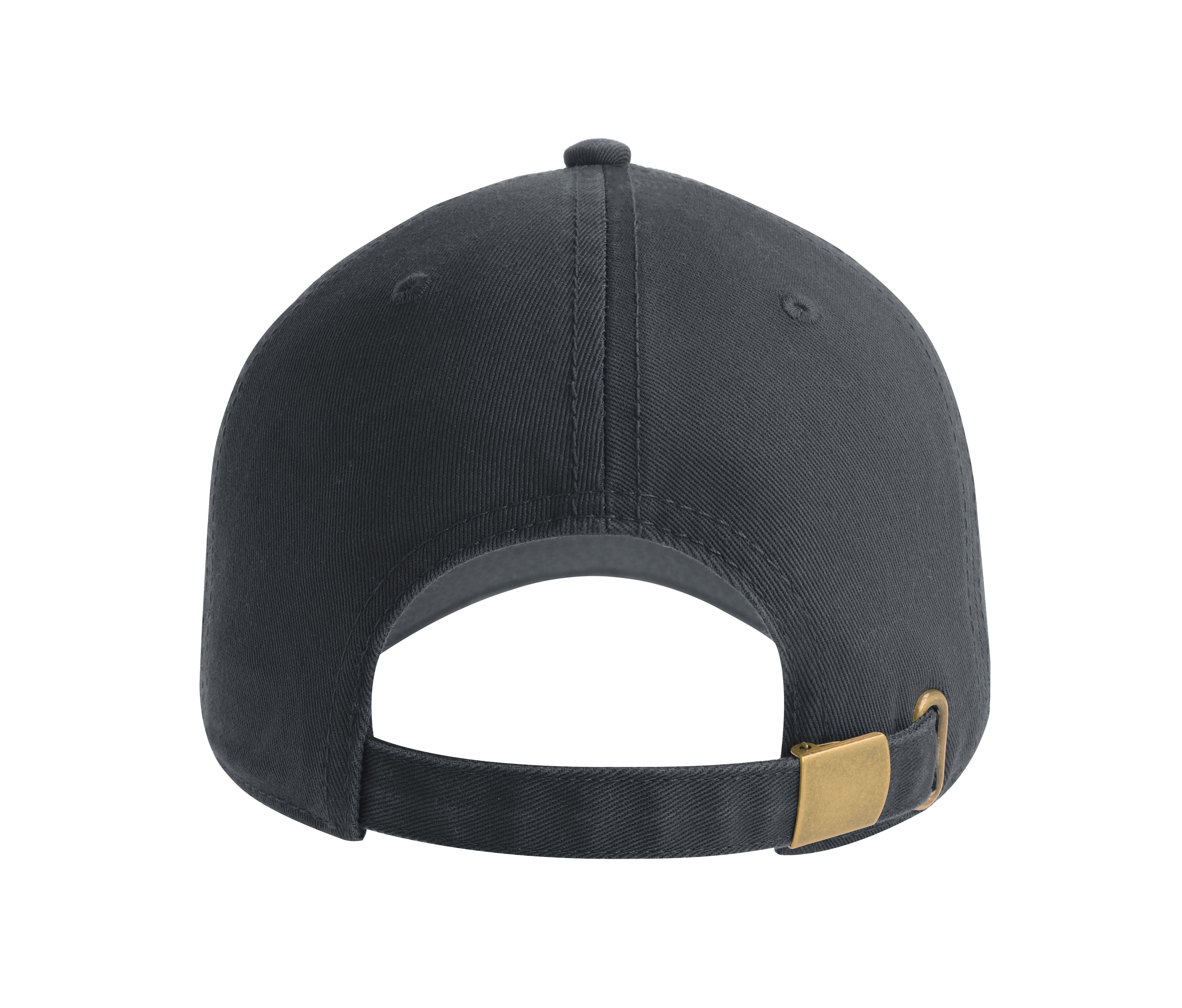 Casquette 6 Pans en Coton Bio - Dark Grey