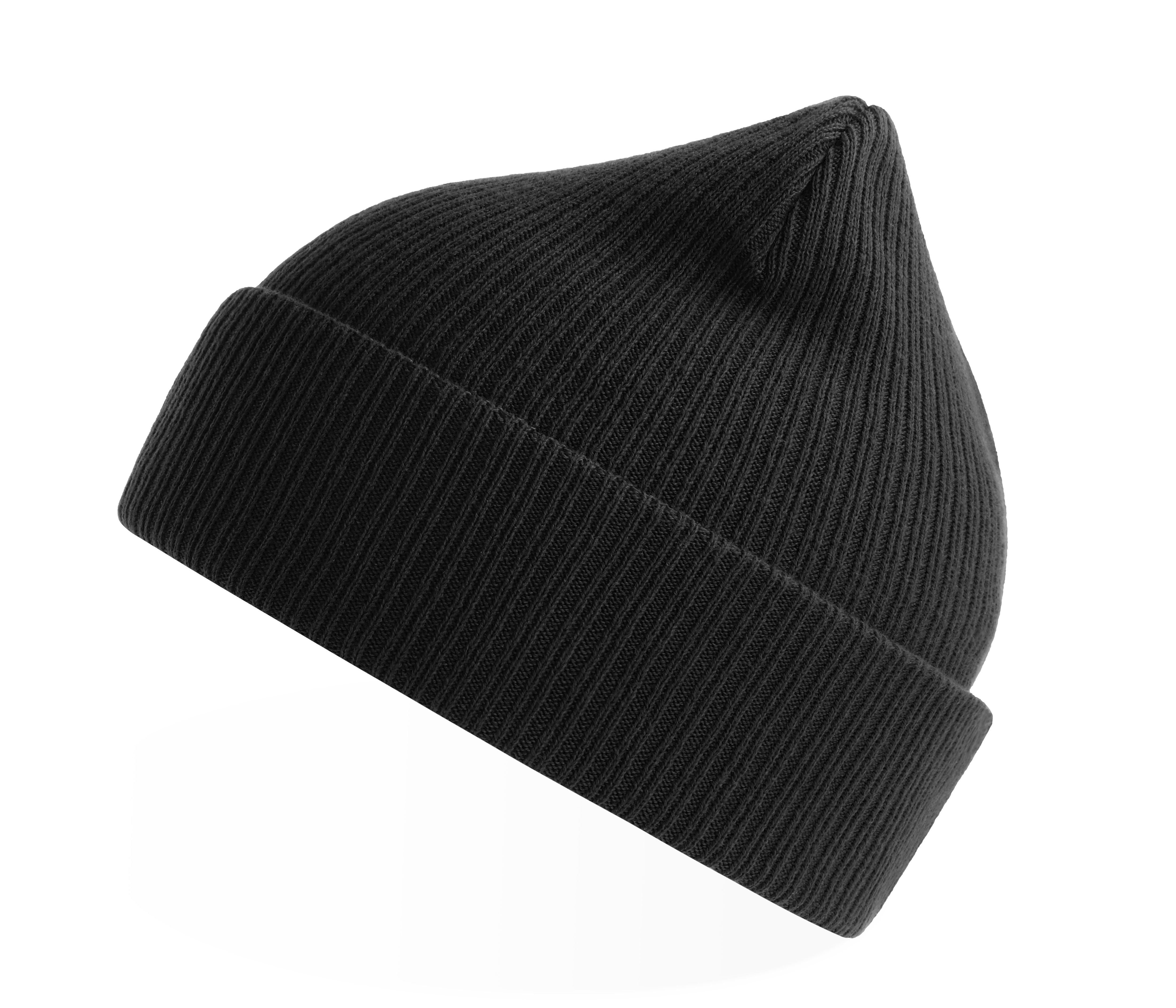 Bonnet en Coton Organique - Black