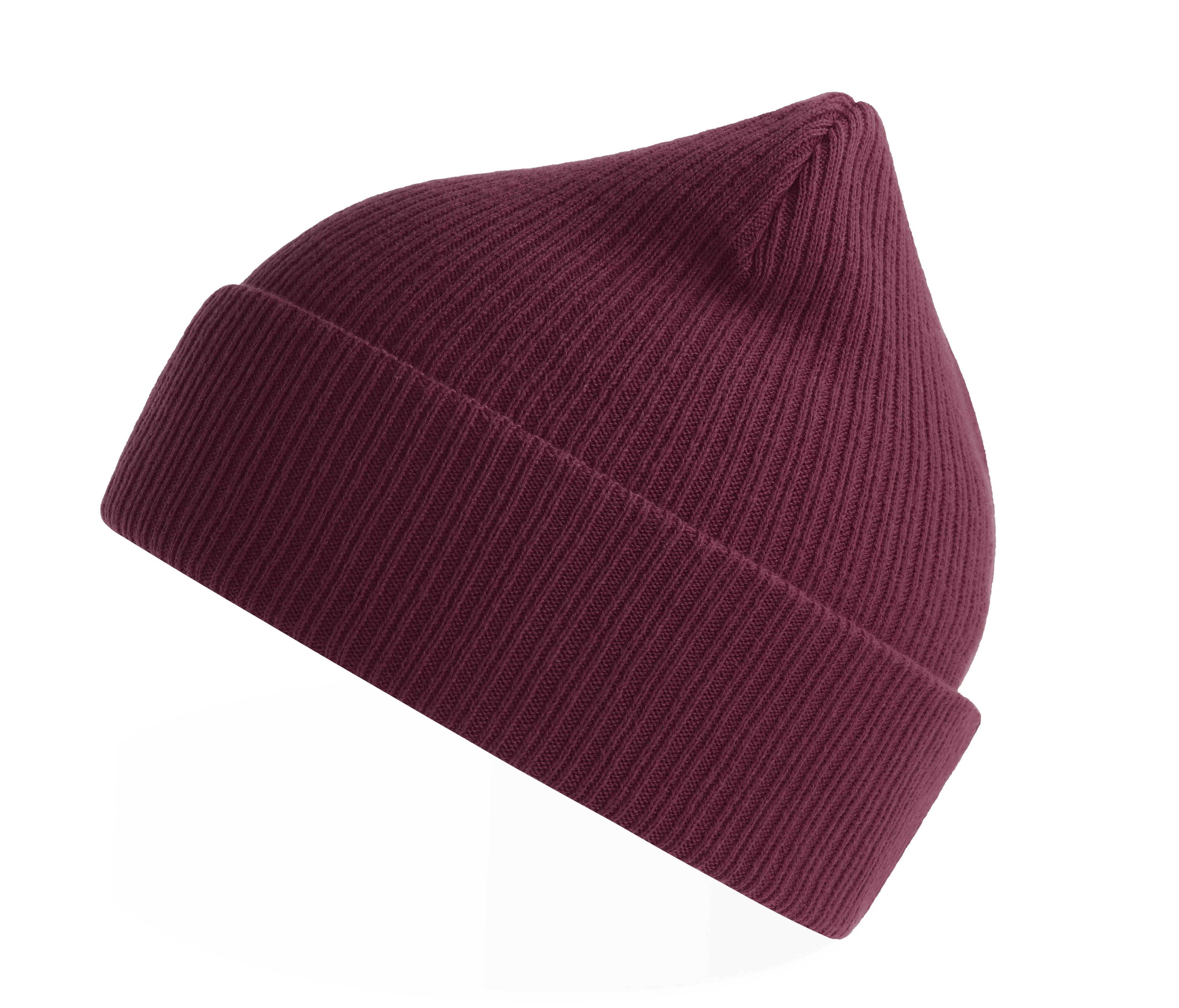 Bonnet en Coton Organique - Burgundy