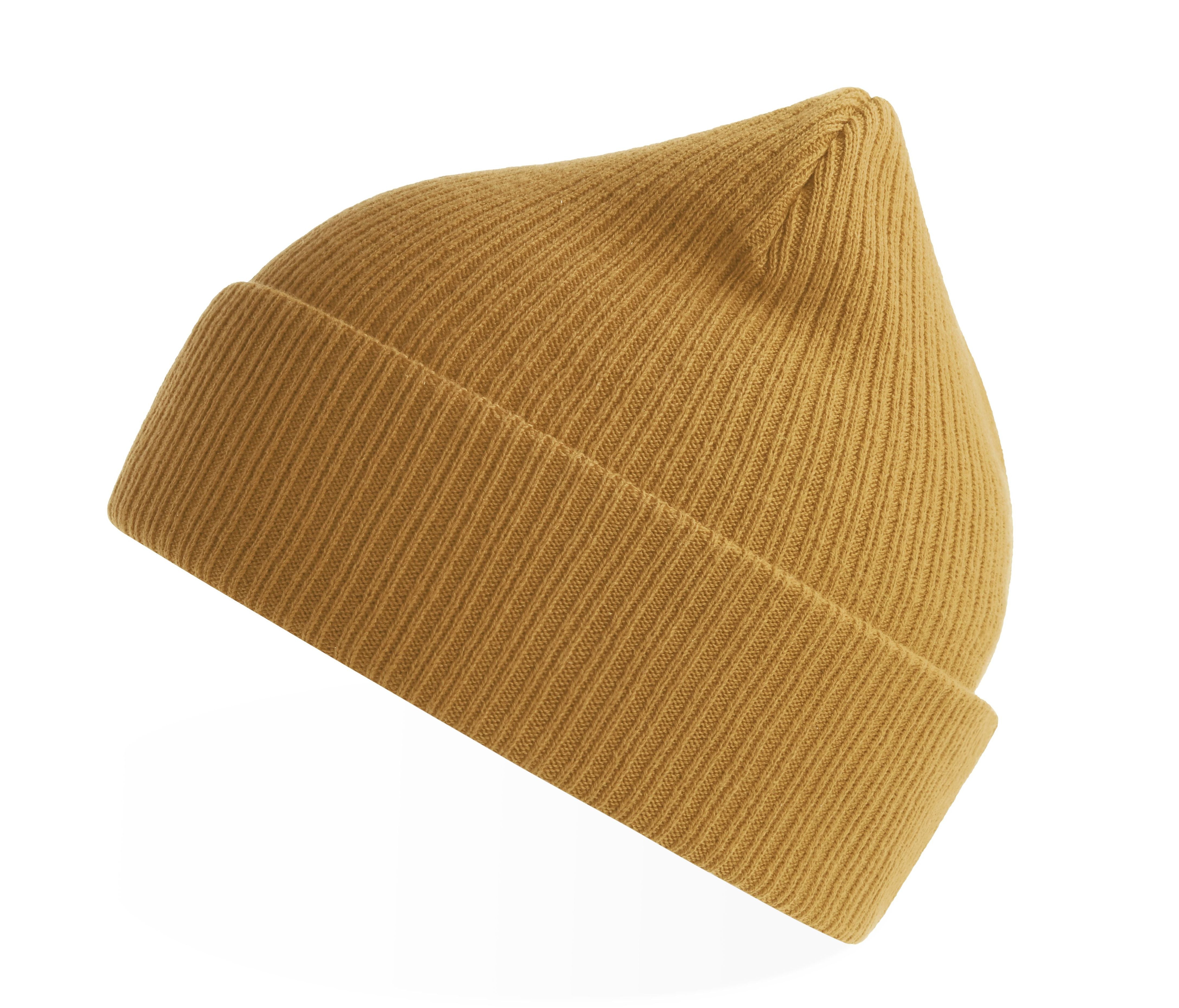 Bonnet en Coton Organique - Mustard