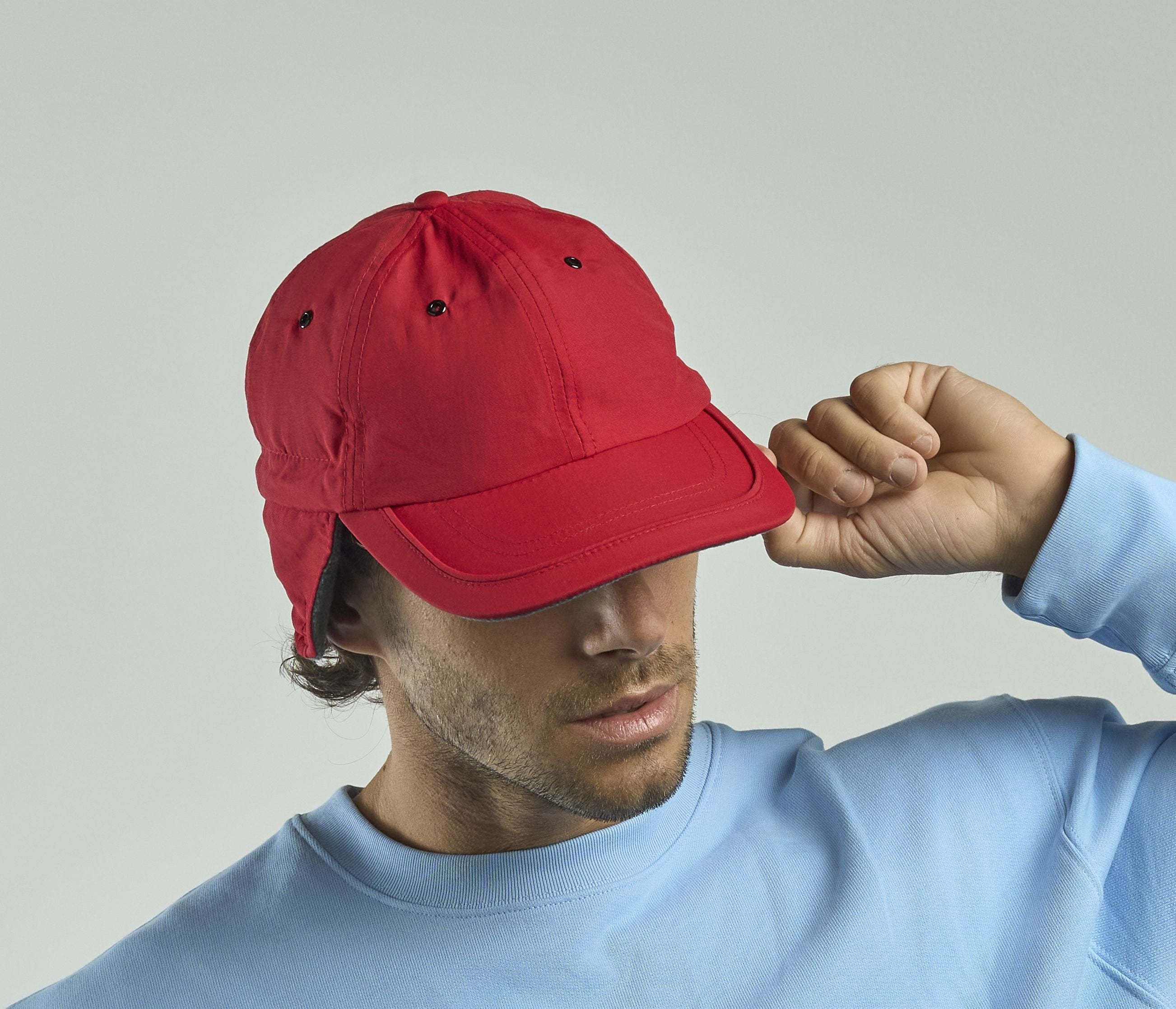 Casquette hiver en nylon et polyester recyclés