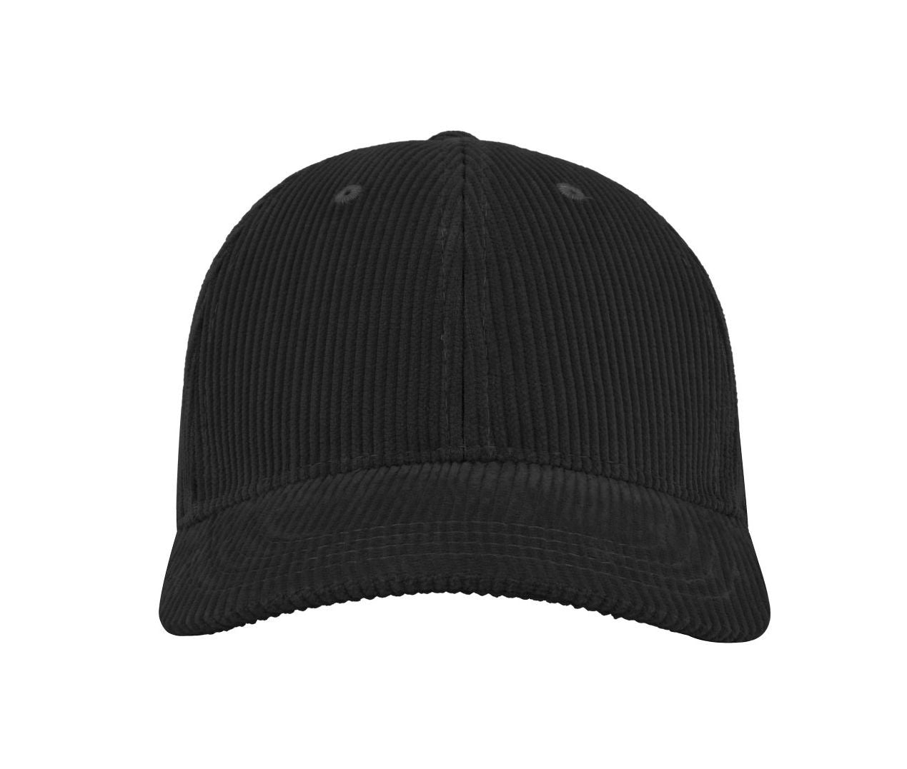 Casquette Aspect Velours Côtelé - Black