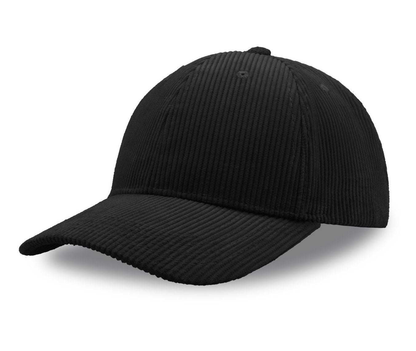 Casquette Aspect Velours Côtelé - Black