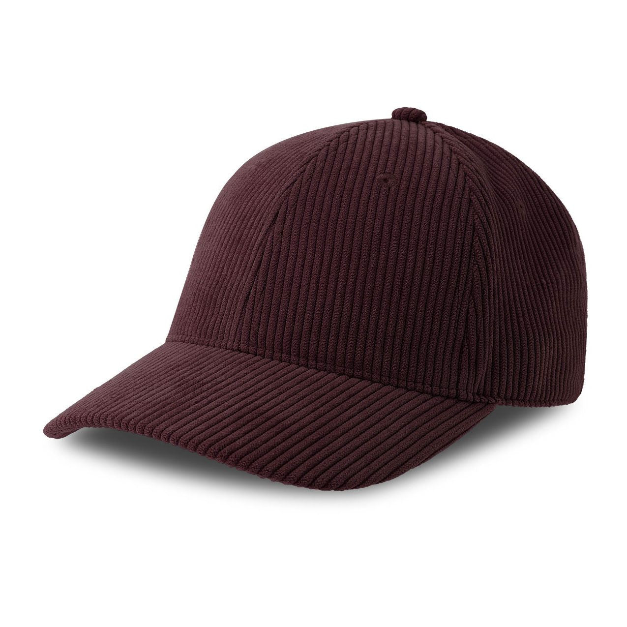Casquette Aspect Velours Côtelé - Burgundy