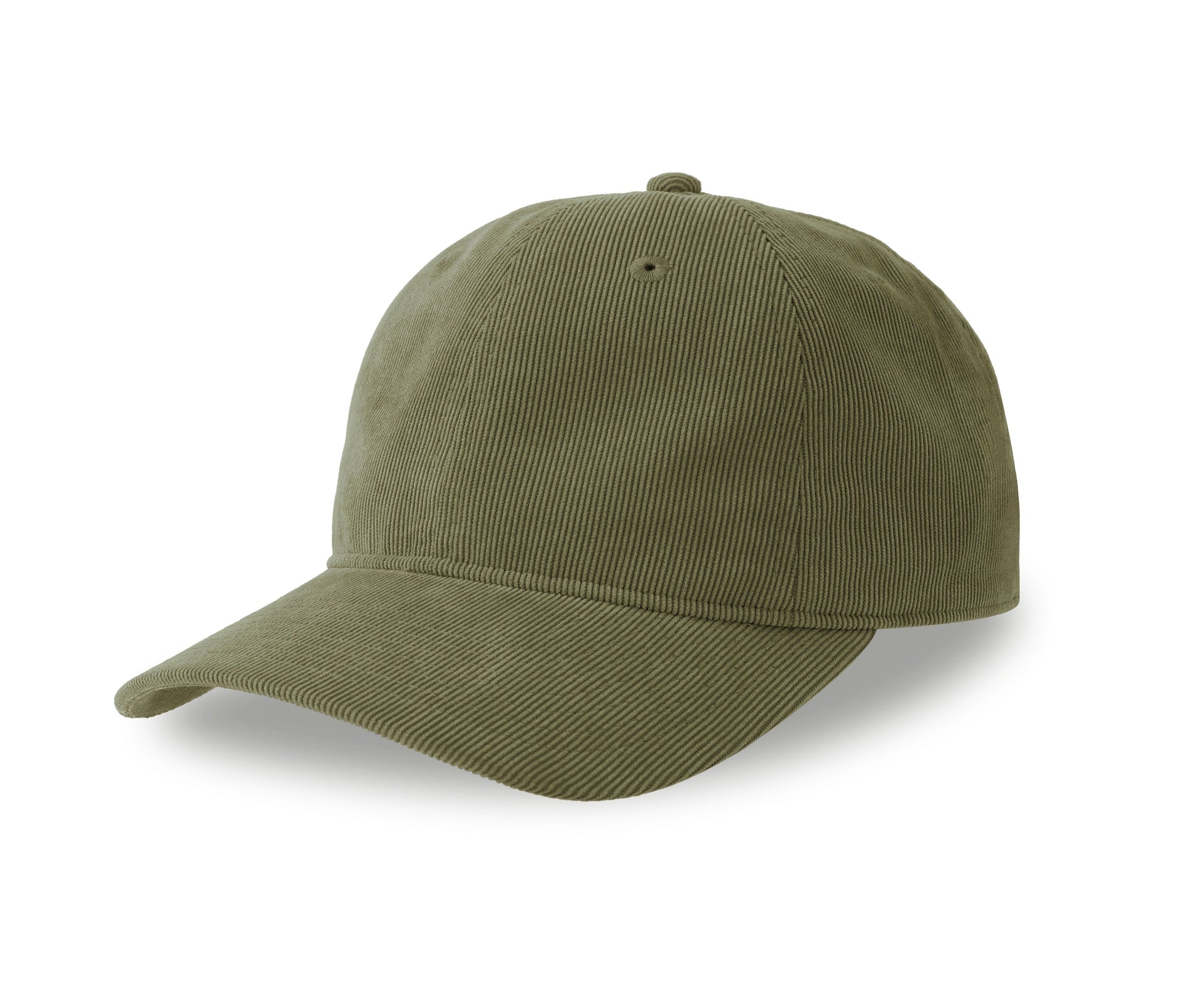 Casquette Aspect Velours Côtelé Fin - Olive