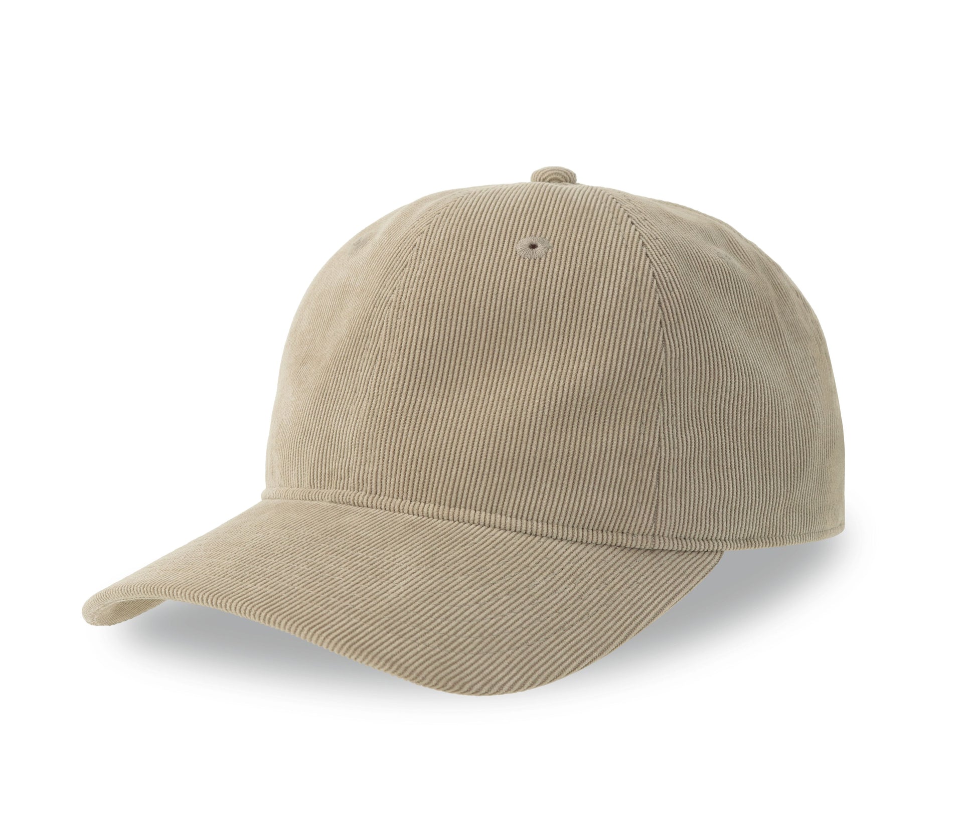 Casquette Aspect Velours Côtelé Fin - Beige
