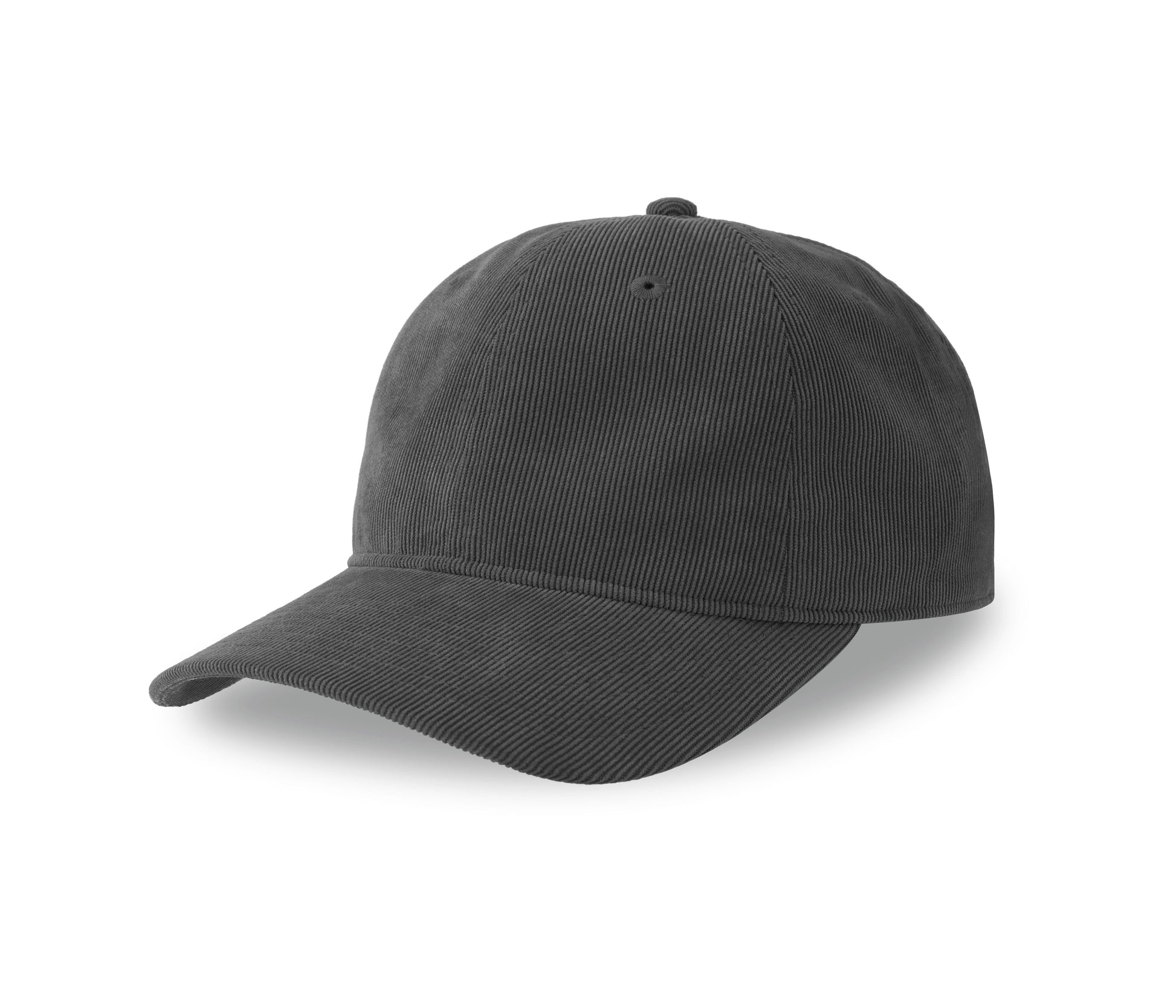 Casquette Aspect Velours Côtelé Fin - Dark Grey