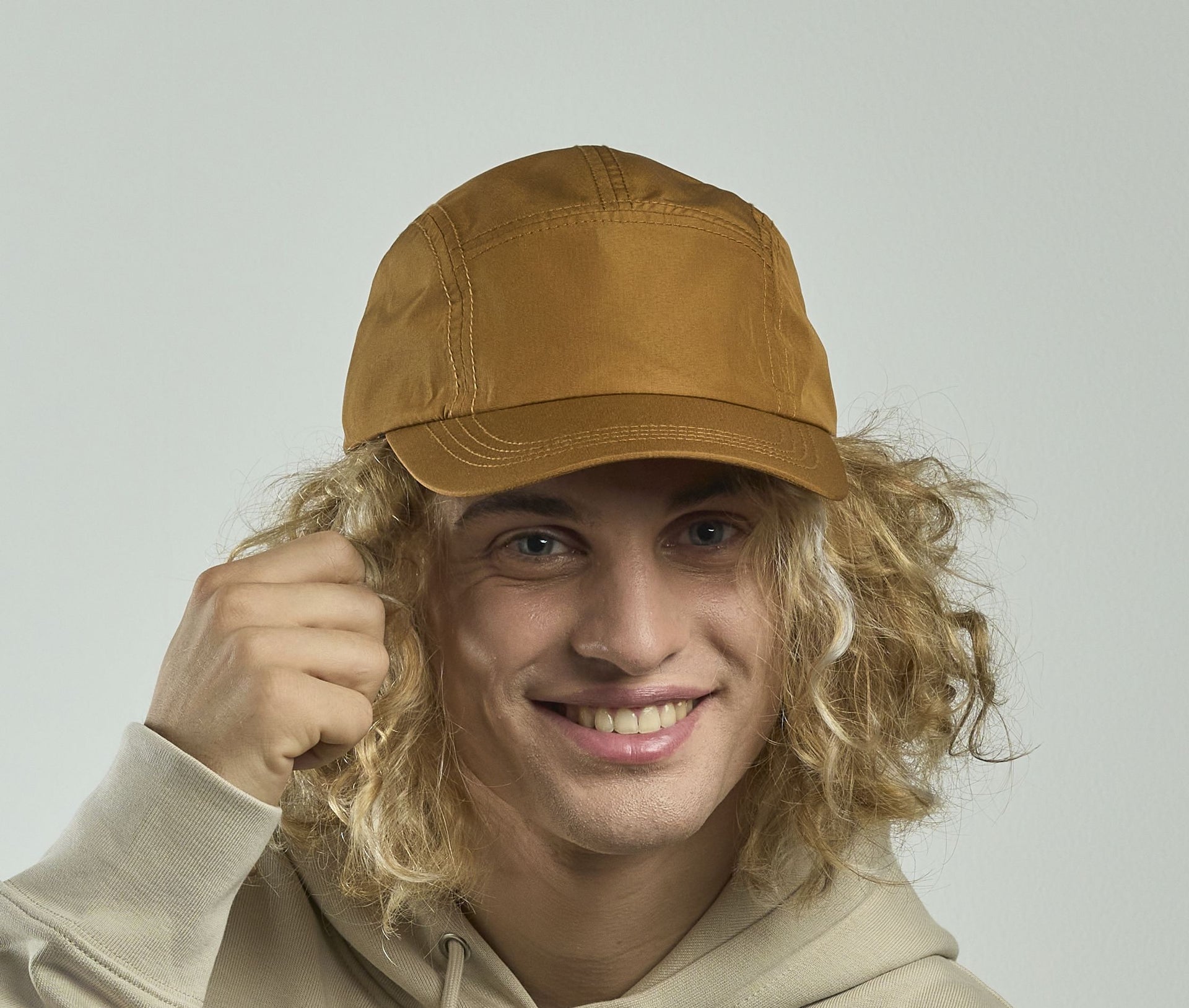 Casquette imperméable 5 pans en polyester recyclé