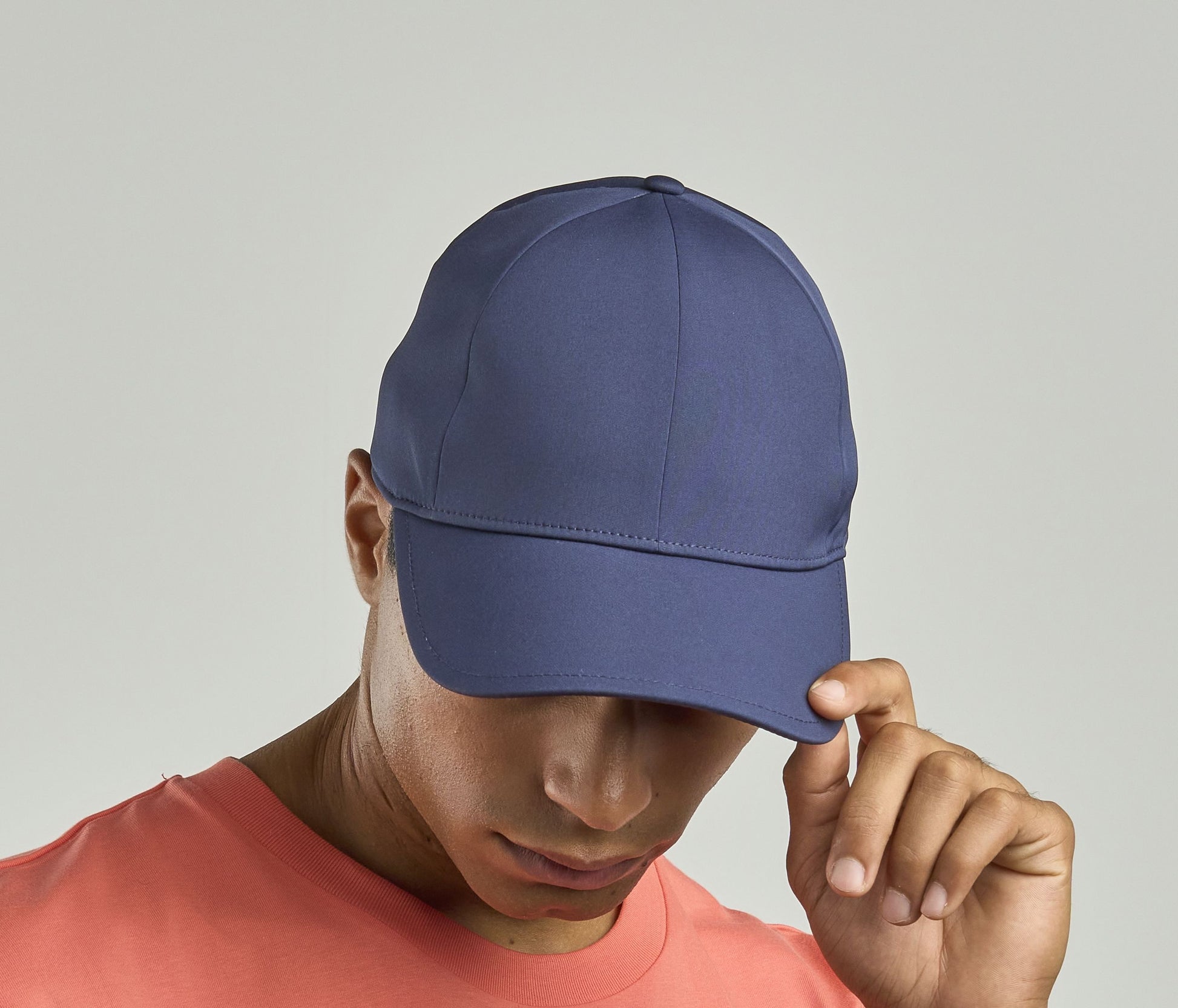 Casquette sans couture apparente en polyester recyclé