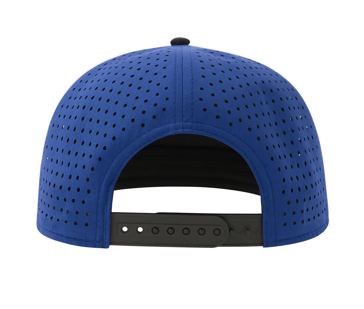 Casquette Visière Plate en Polyester Recyclé - Royal/black