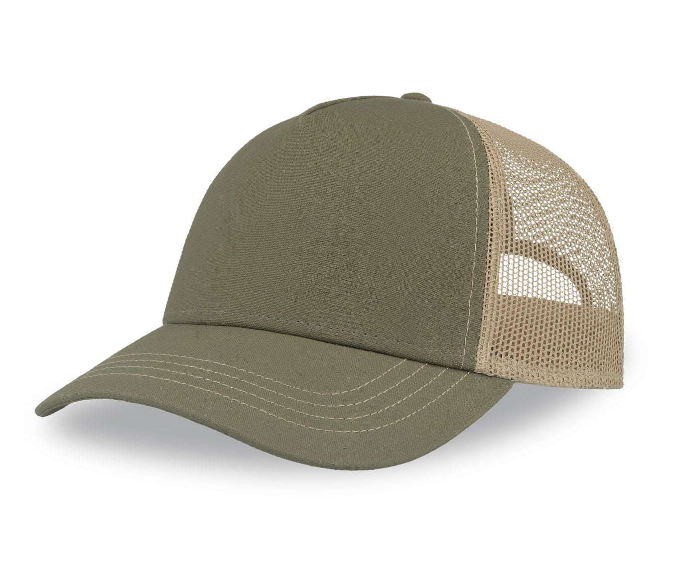 Casquette Rapper en Polyester Canvas Recyclé - Olive / Khaki