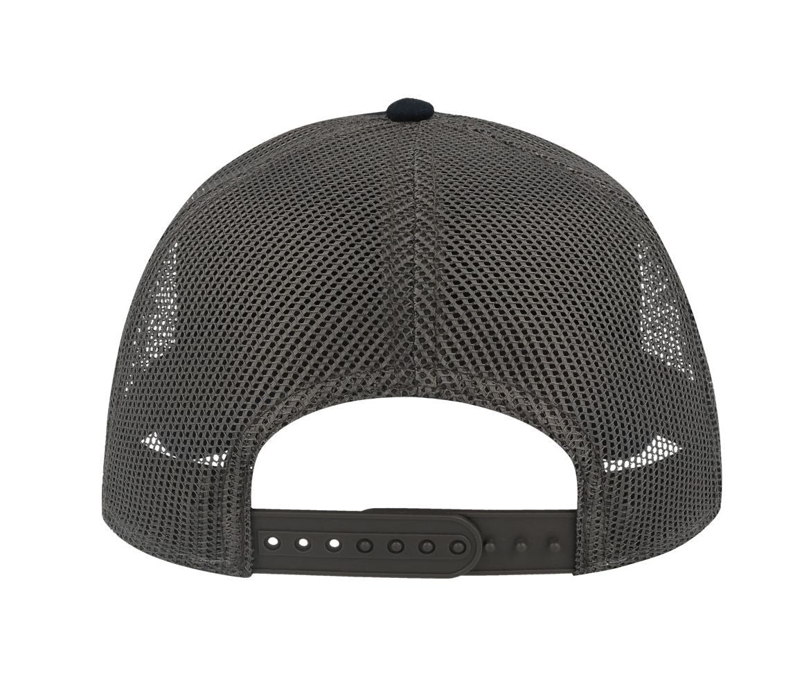 Casquette Rapper en Polyester Canvas Recyclé - Navy / Dark Grey